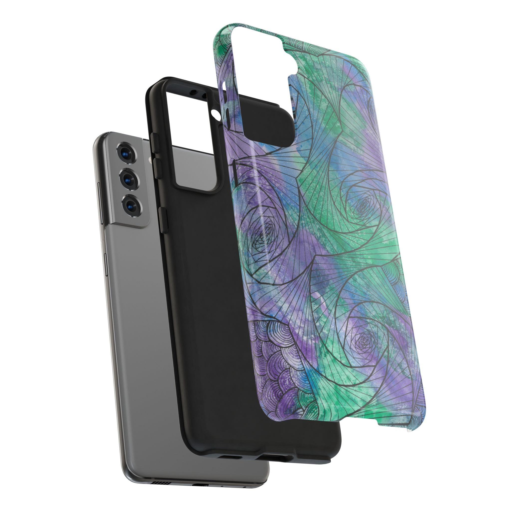 Tough Phone Case - All iPhones and Samsung Galaxys - Exciting Abstract Design  #50 If Not Now When