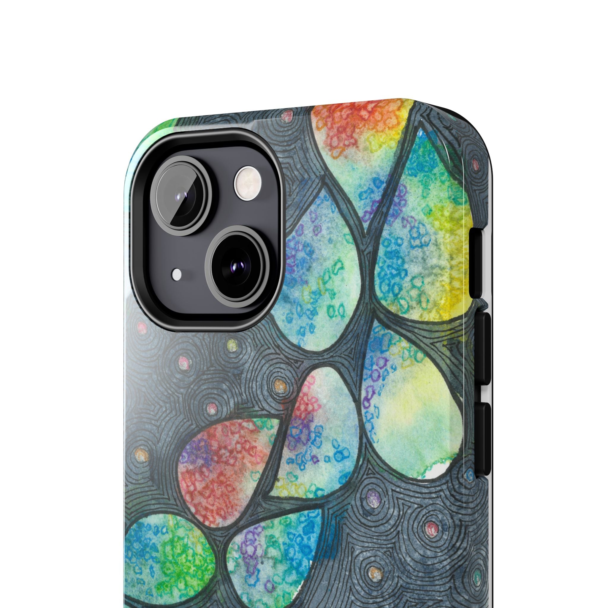 Tough Phone Case - All iPhones and Samsung Galaxys - Exciting Abstract Design #30 Give Us A Minute