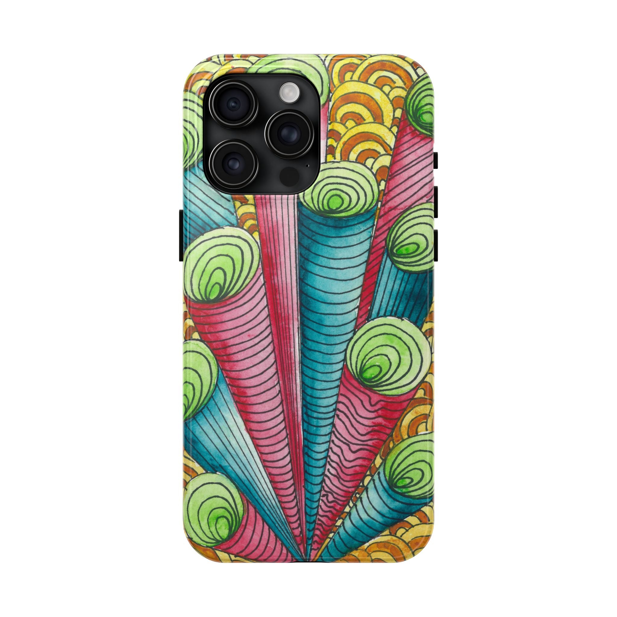 Tough Phone Case - All iPhones and Samsung Galaxys - Exciting Abstract Design #93 On A Mission