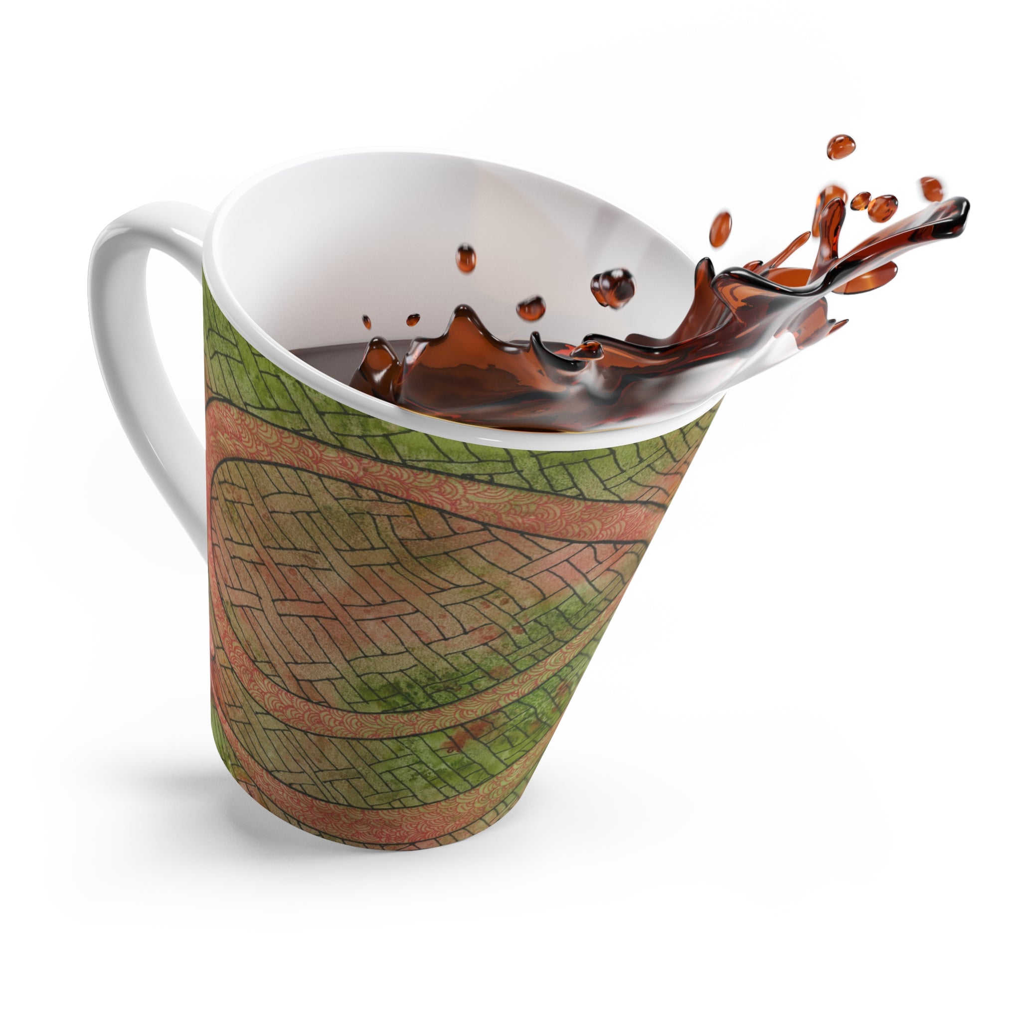 Coffee Mugs and Cups. Colourful Abstract Designs. Perfect for Home, Office or Special Gift #57 Celtic Flavours
