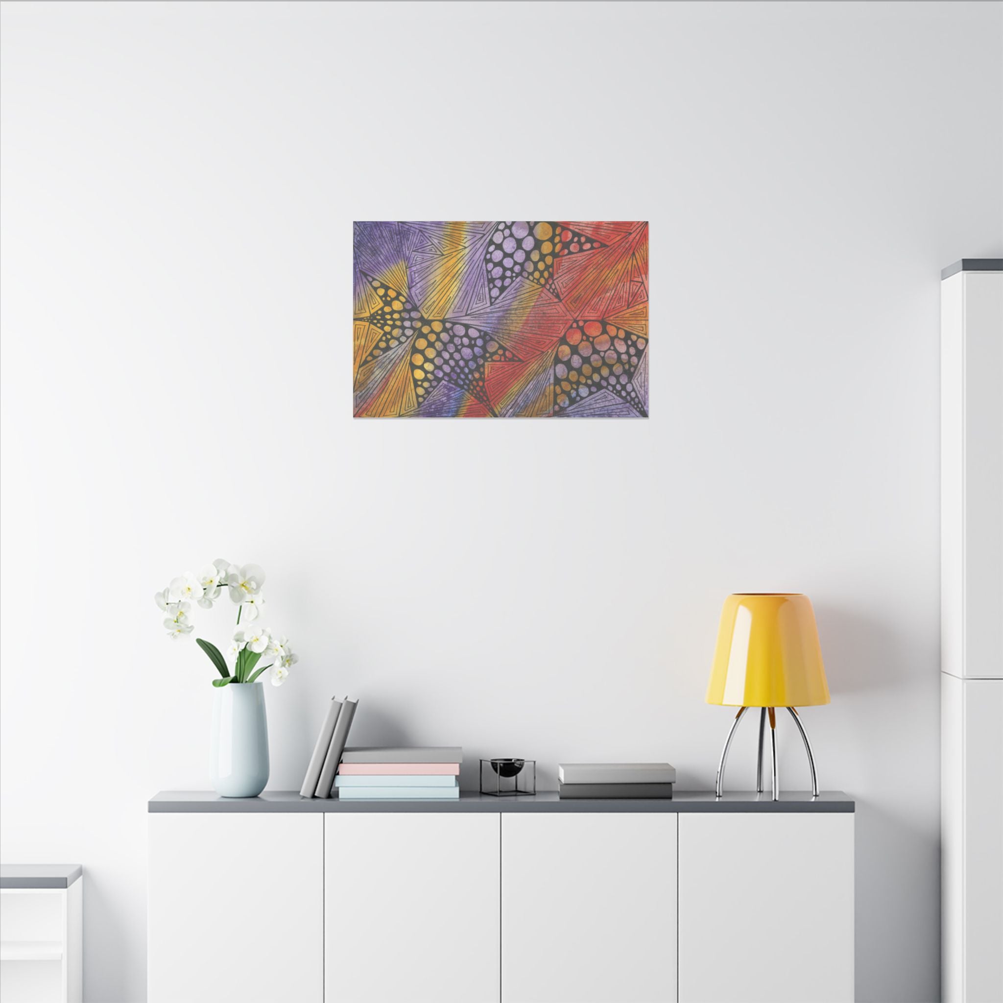 Large Colourful Wall Art, Canvas Prints, For Office, Bedroom or Living Room, or Special Gift #82 Fighting Delusions