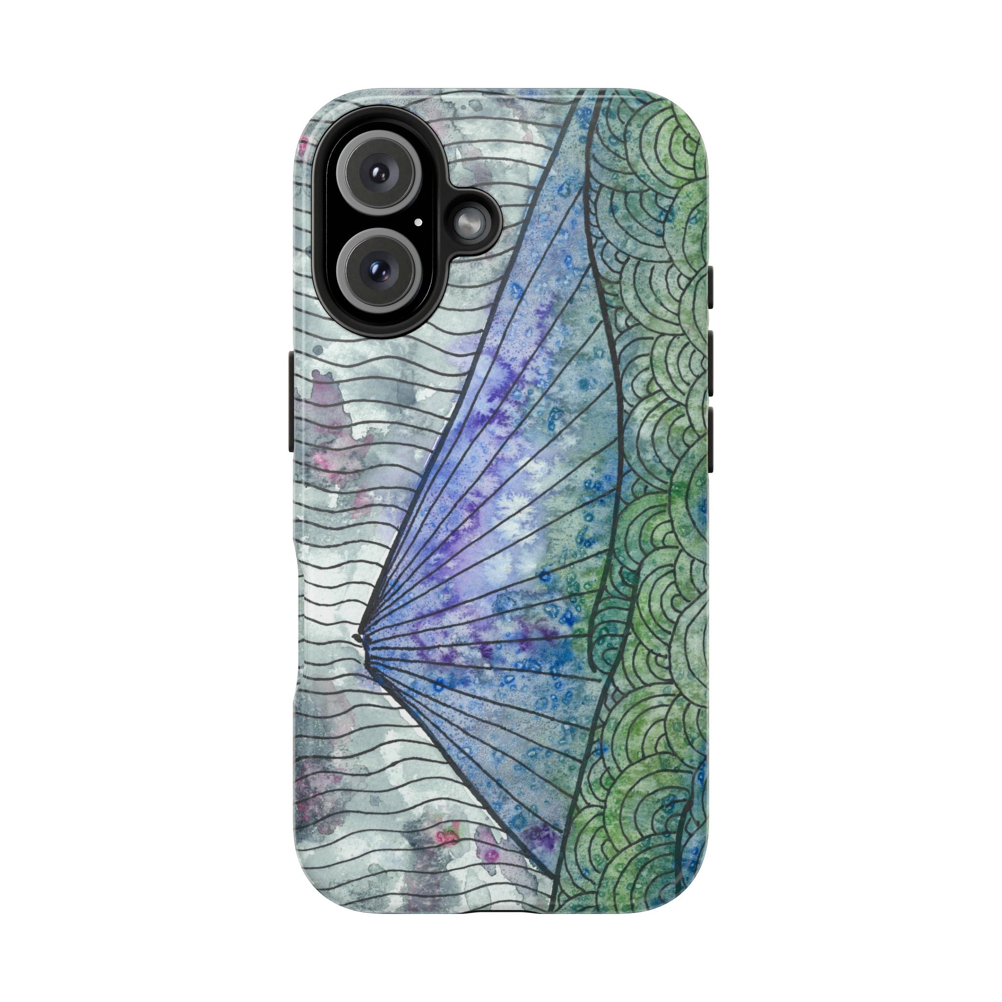 Tough Phone Case - All iPhones and Samsung Galaxys - Exciting Abstract Design #90 Rtanj Pyramid - Serbia