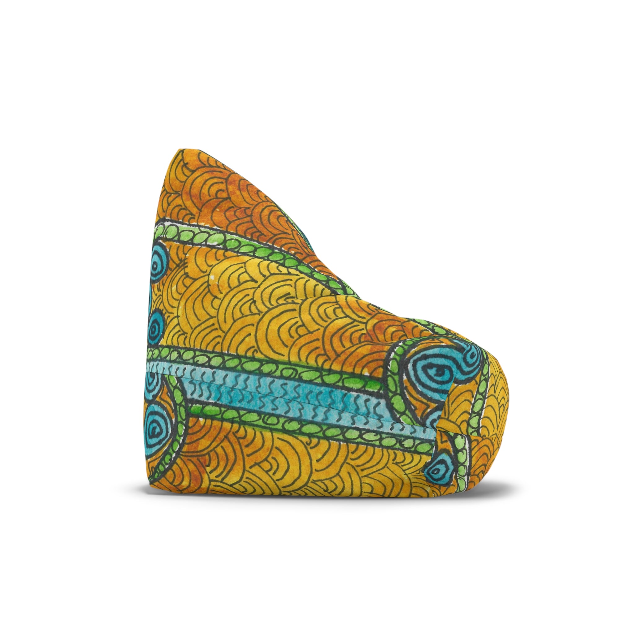 Bean Bag Chair Covers For Indoor & Outdoor - 2 Sizes - Exciting Abstract Design #87 Belgrade Impressions - Serbia
