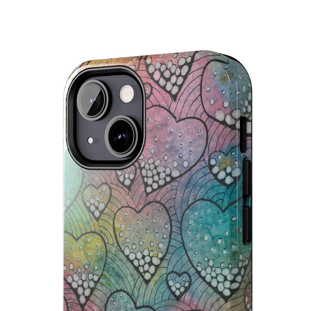 Tough Phone Case - All iPhones and Samsung Galaxys - Exciting Abstract Design #97 What's Love Got To Do With It