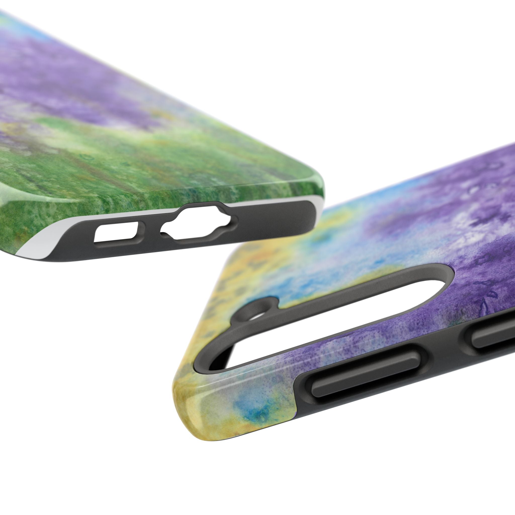 Tough Phone Case - All iPhones and Samsung Galaxys - Exciting Abstract Design #74 Lavender Fields