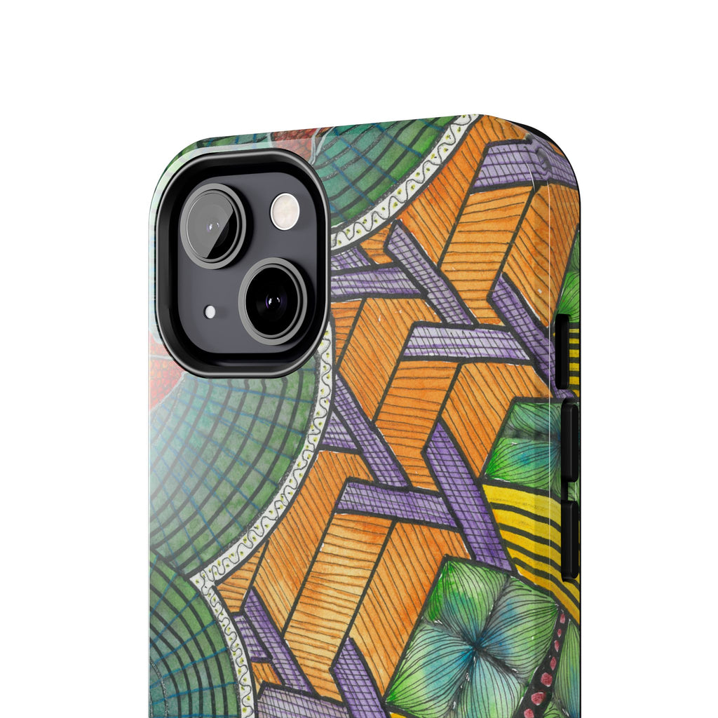 Tough Phone Case - All iPhones and Samsung Galaxys - Exciting Abstract Design #31 T'Eye Land