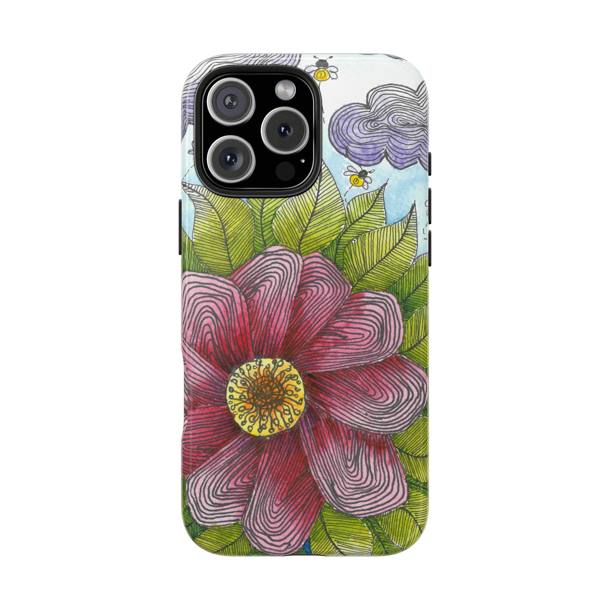 Tough Phone Case - All iPhones and Samsung Galaxys - Exciting Abstract Design  #4 Bloom'n