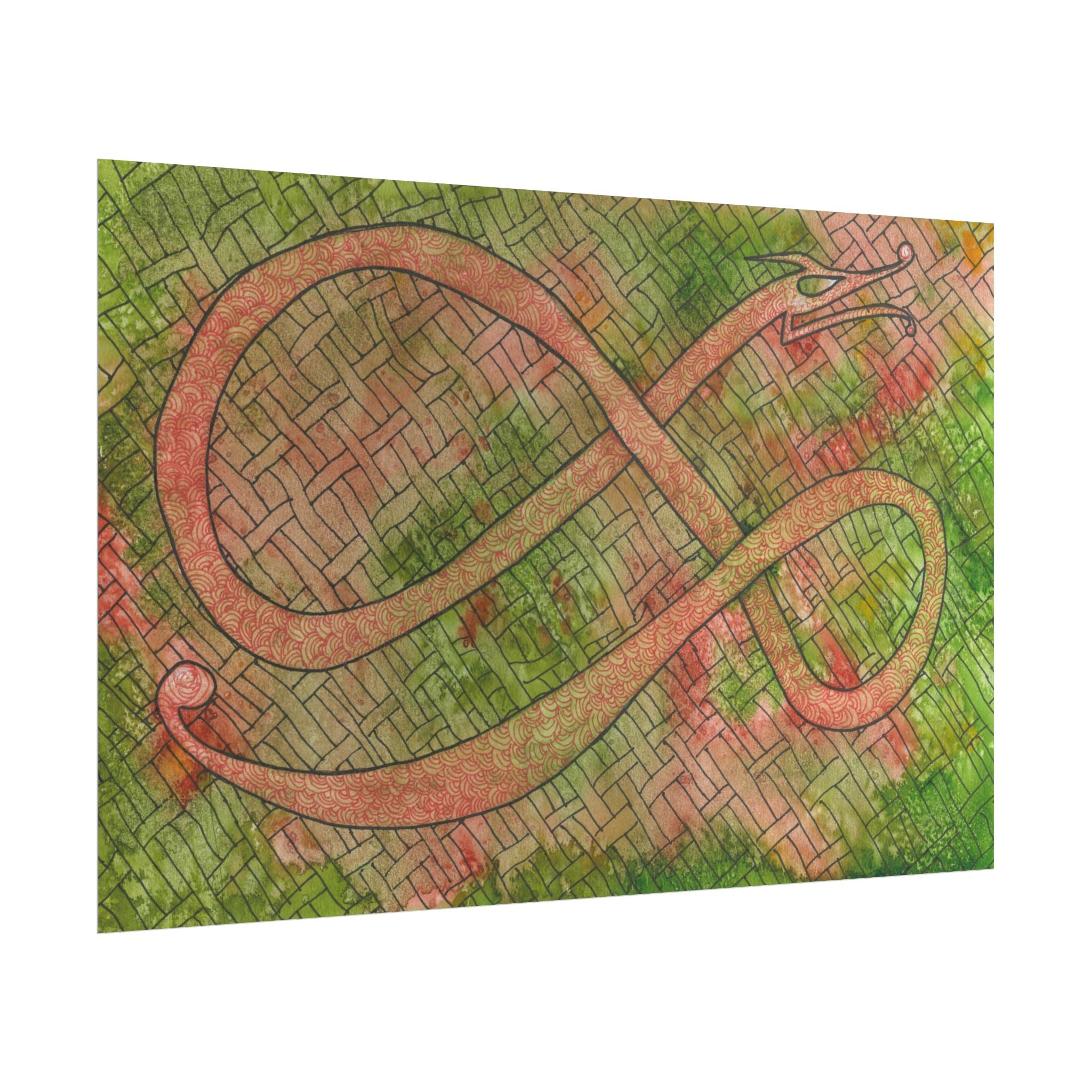 Large Colourful Wall Art, Posters & Prints, For Office, Bedroom or Living Room, or Special Gift #57 Celtic Flavours