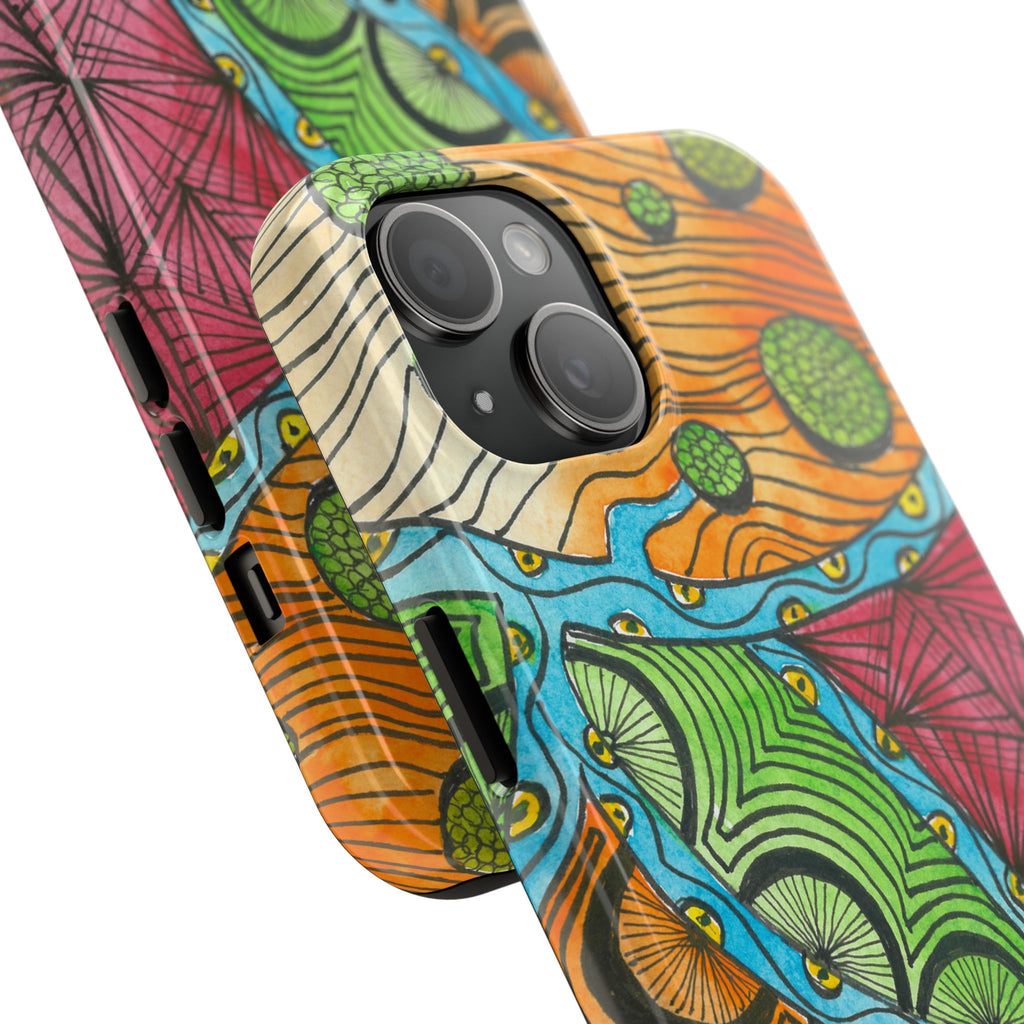 Tough Phone Case - All iPhones and Samsung Galaxys - Exciting Abstract Design #11 Today's The Day