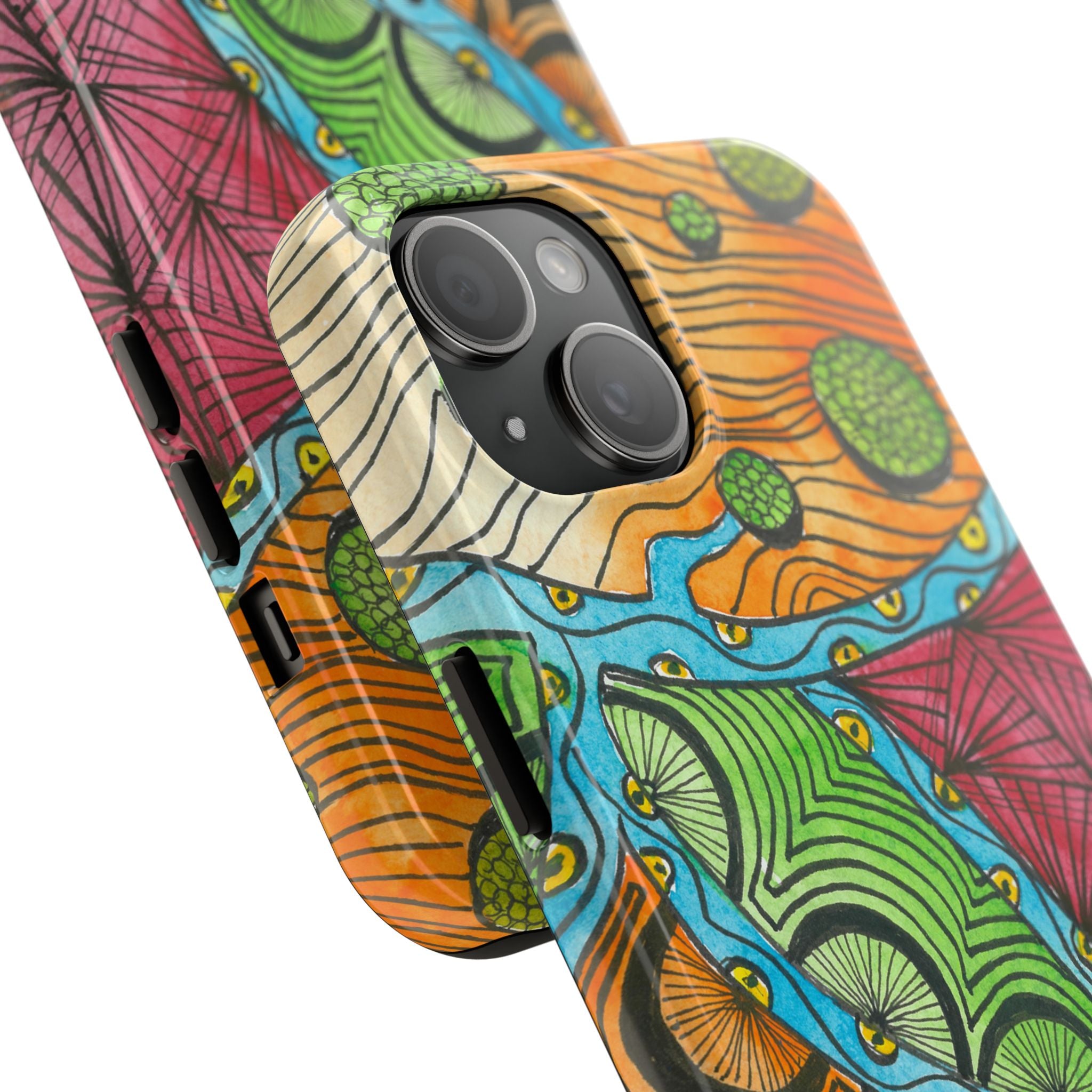 Tough Phone Case - All iPhones and Samsung Galaxys - Exciting Abstract Design #11 Today's The Day