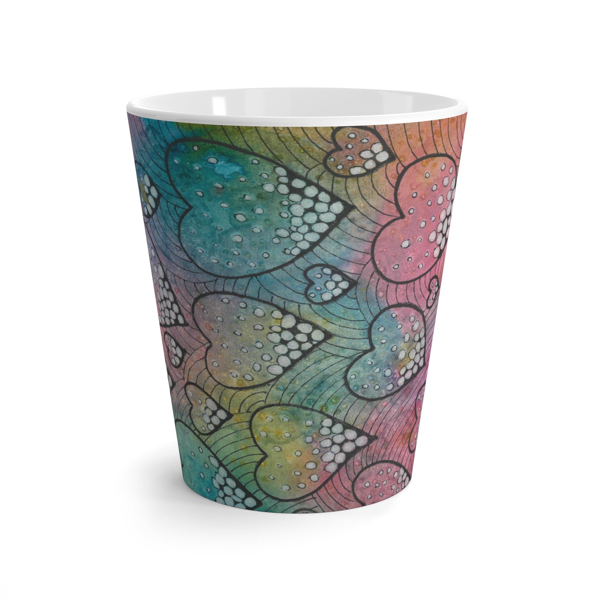 Coffee Mugs and Cups. Colourful Abstract Designs. Perfect for Home, Office or Special Gift #97 Whats Love Got To Do With It