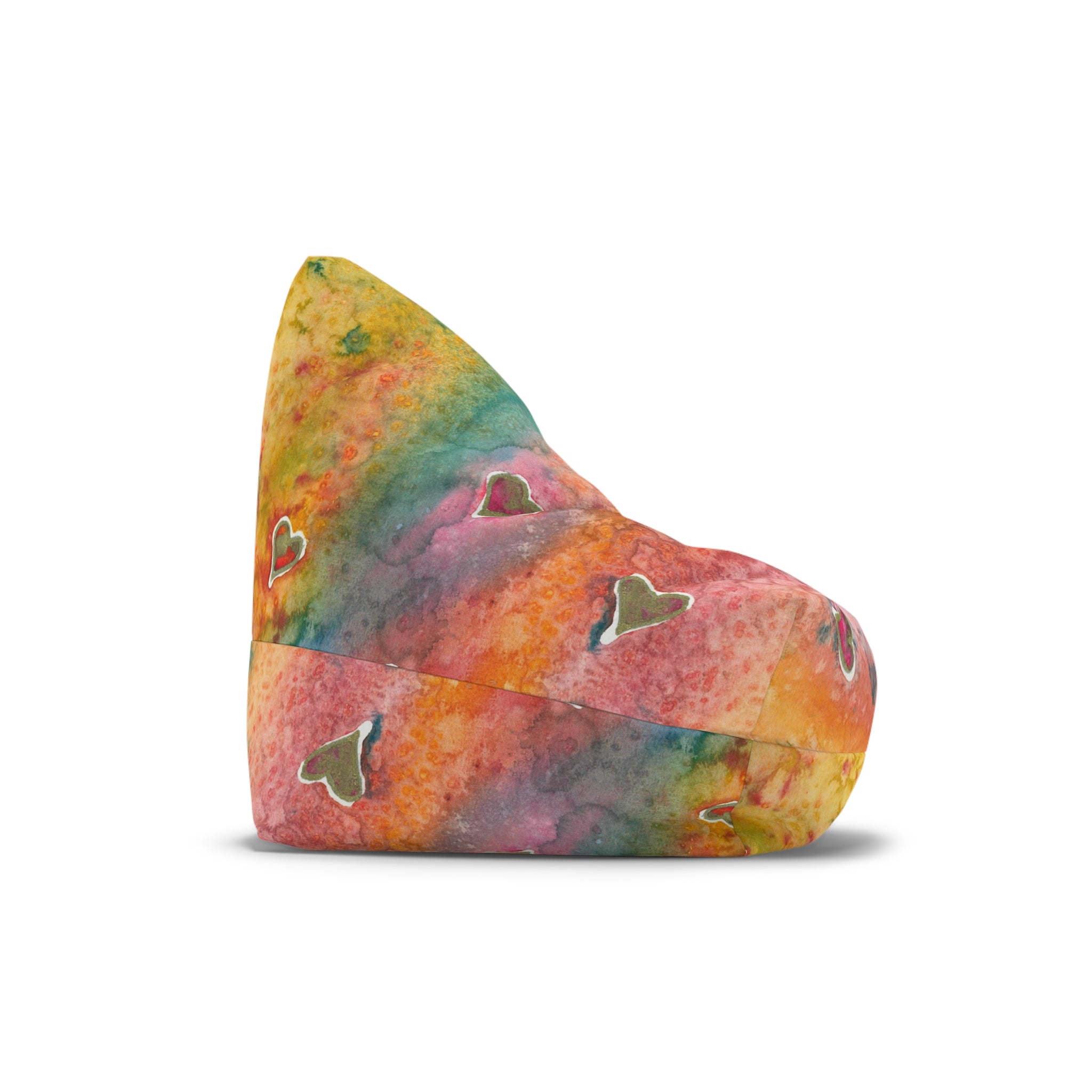 Bean Bag Chair Covers For Indoor & Outdoor - 2 Sizes - Exciting Abstract Design #96 Love, Friendship, integrity