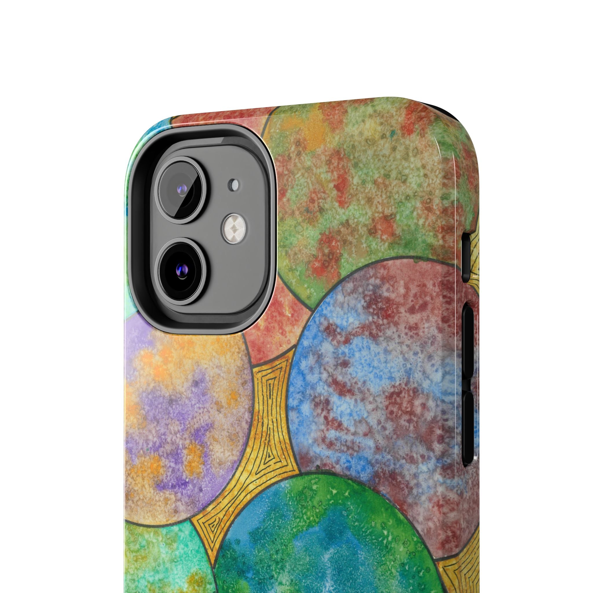 Tough Phone Case - All iPhones and Samsung Galaxys - Exciting Abstract Design #61 Worlds Apart