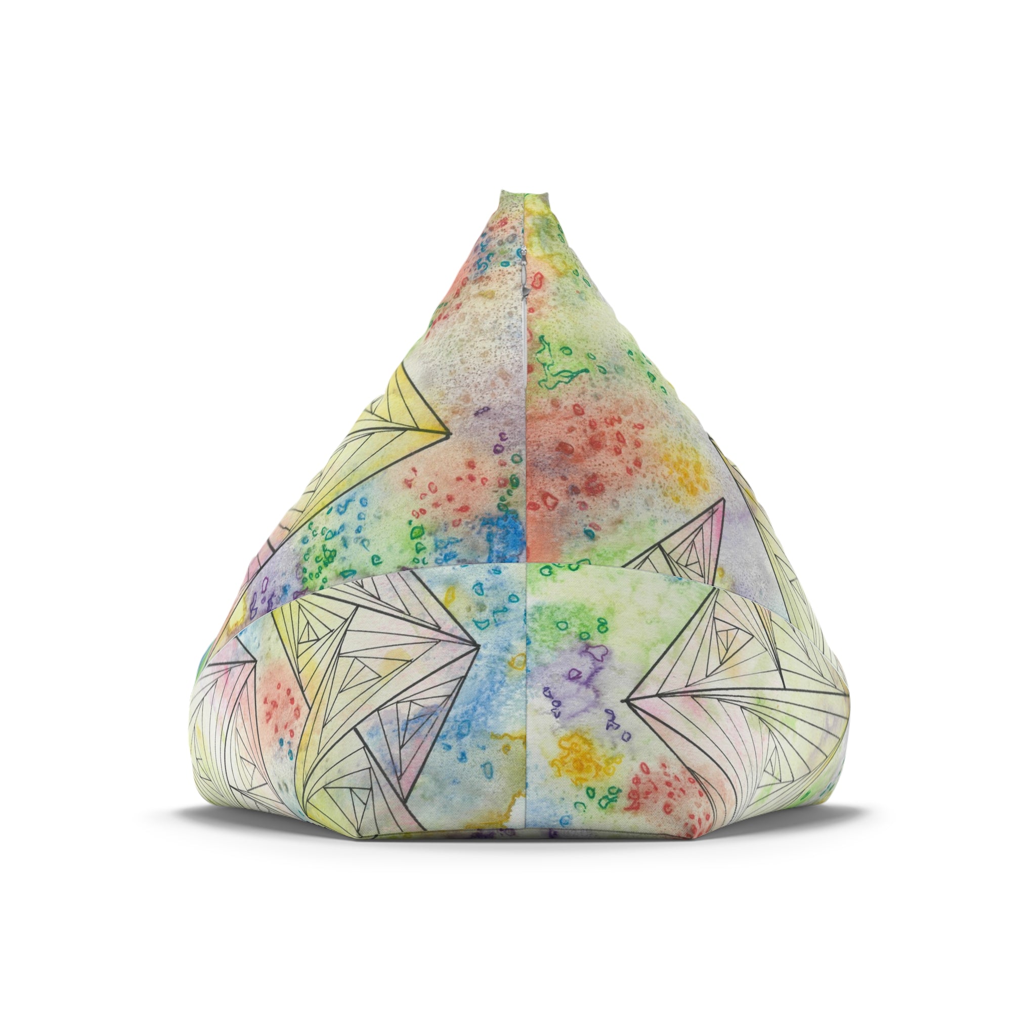 Bean Bag Chair Covers For Indoor & Outdoor - 2 Sizes - Exciting Abstract Design #59 Your Choice