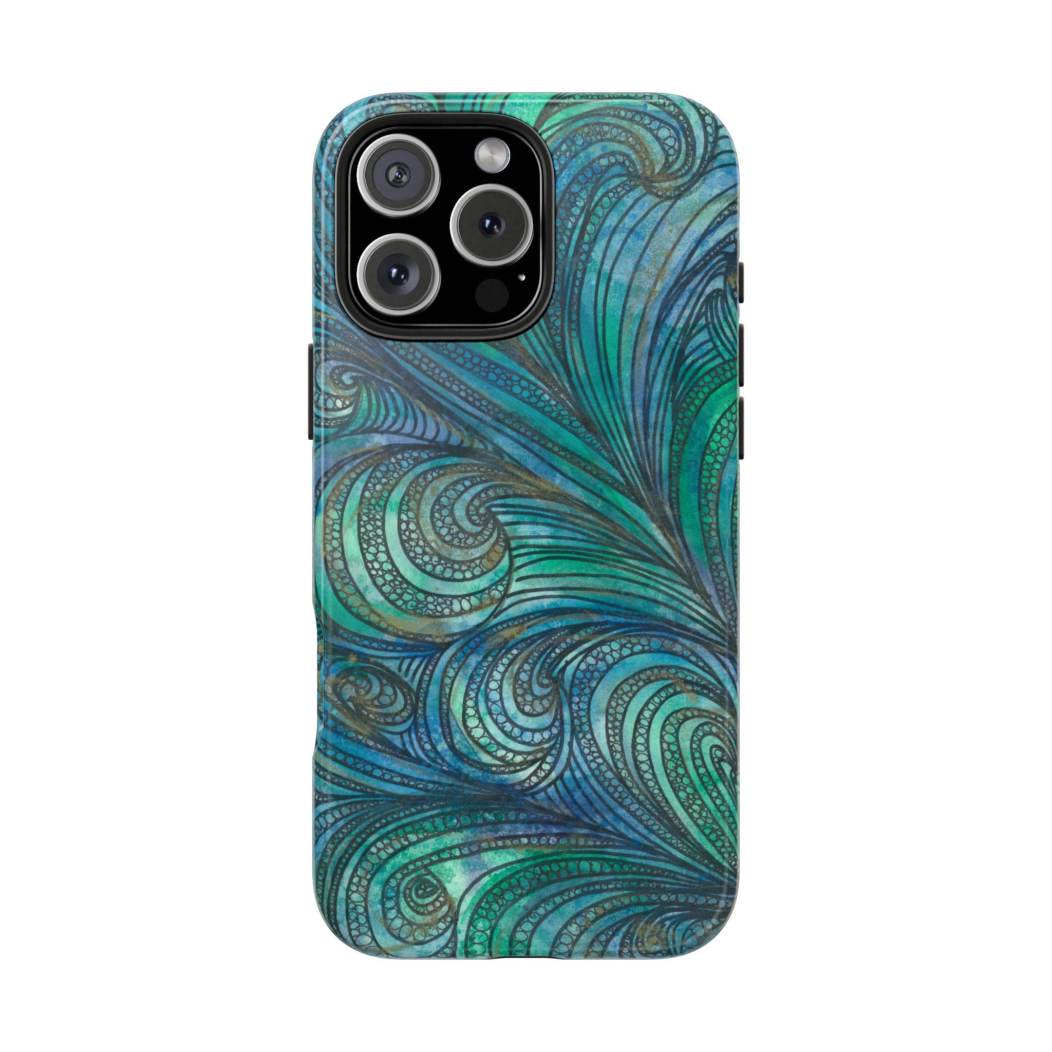 Tough Phone Case - All iPhones and Samsung Galaxys - Exciting Abstract Design #71 Call Of The Sea