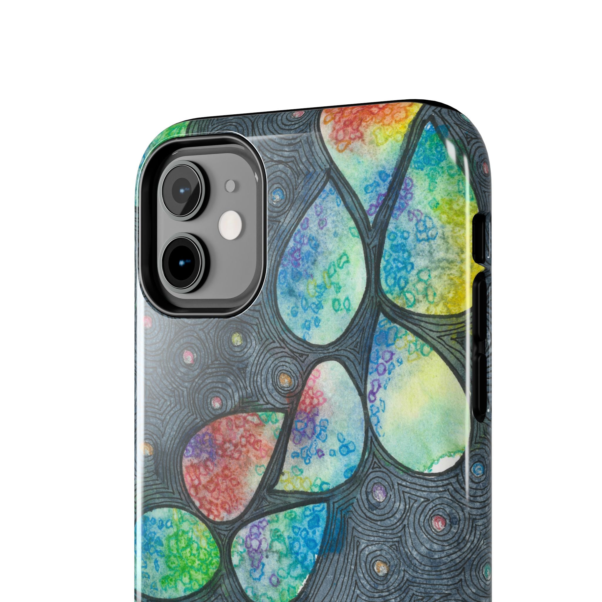 Tough Phone Case - All iPhones and Samsung Galaxys - Exciting Abstract Design #30 Give Us A Minute