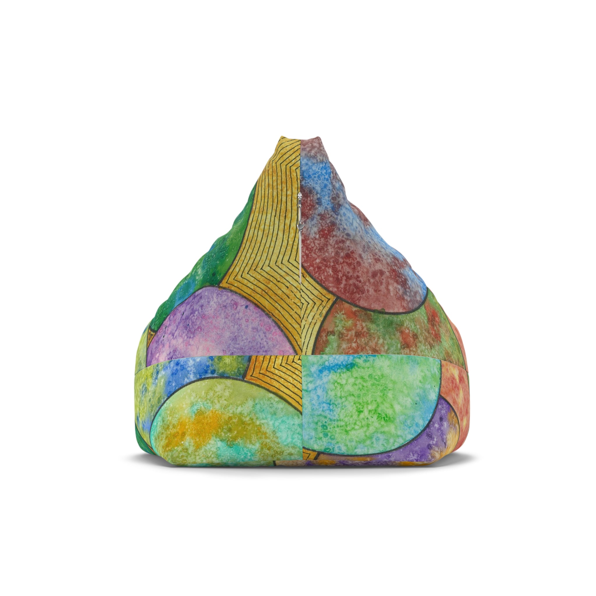 Bean Bag Chair Covers For Indoor & Outdoor - 2 Sizes - Exciting Abstract Design #61 Worlds Apart