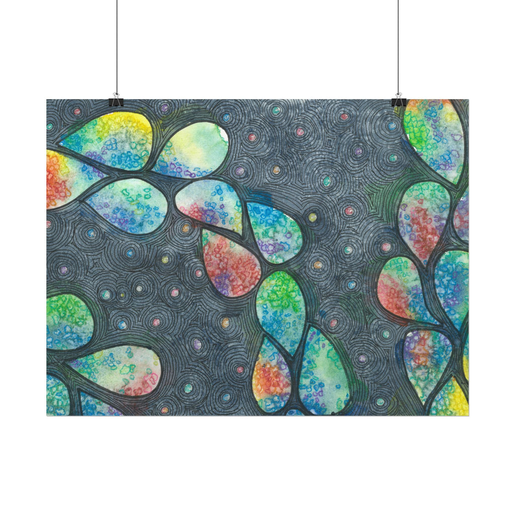Large Colourful Wall Art, Posters & Prints, For Office, Bedroom or Living Room, or Special Gift #30 Give Us A Minute