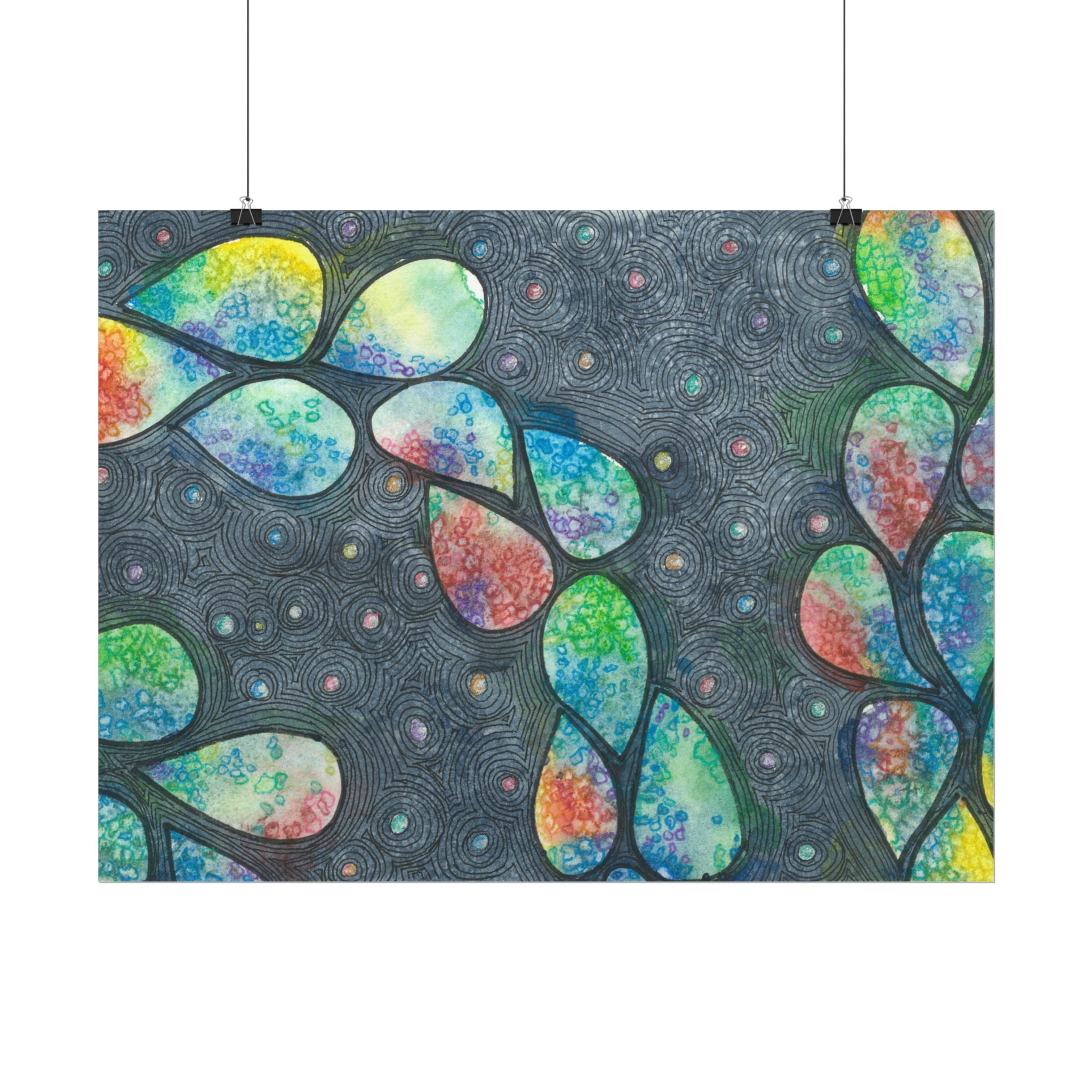 Large Colourful Wall Art, Posters & Prints, For Office, Bedroom or Living Room, or Special Gift #30 Give Us A Minute