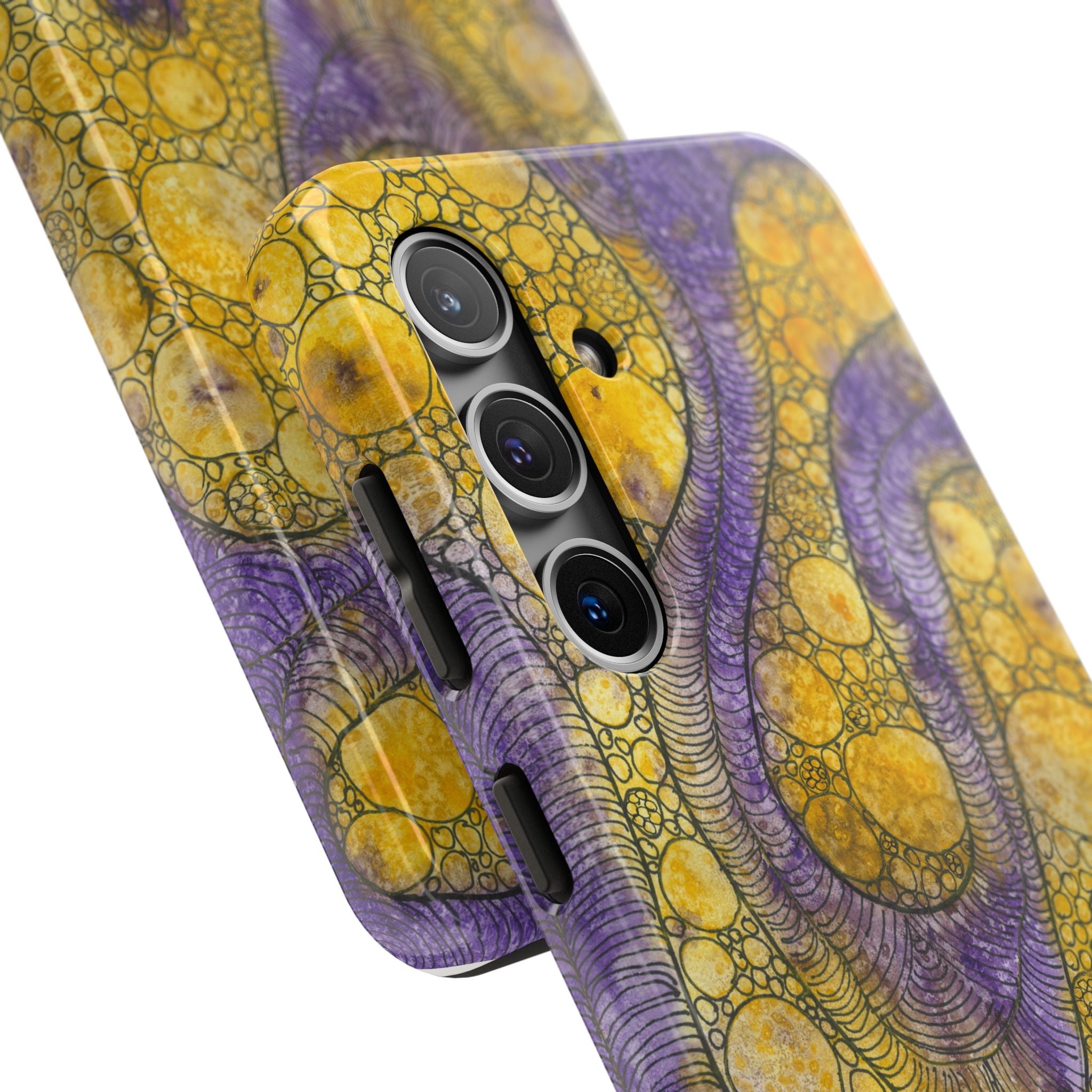 Tough Phone Case - All iPhones and Samsung Galaxys - Exciting Abstract Design #64 Is Now A Good Time?