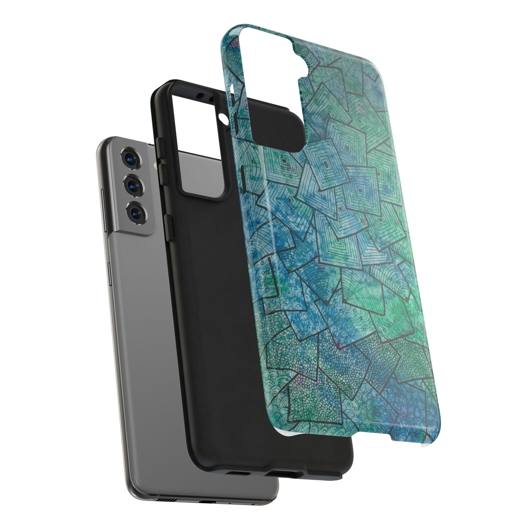 Tough Phone Case - All iPhones and Samsung Galaxys - Exciting Abstract Design #65 And The Answer Is