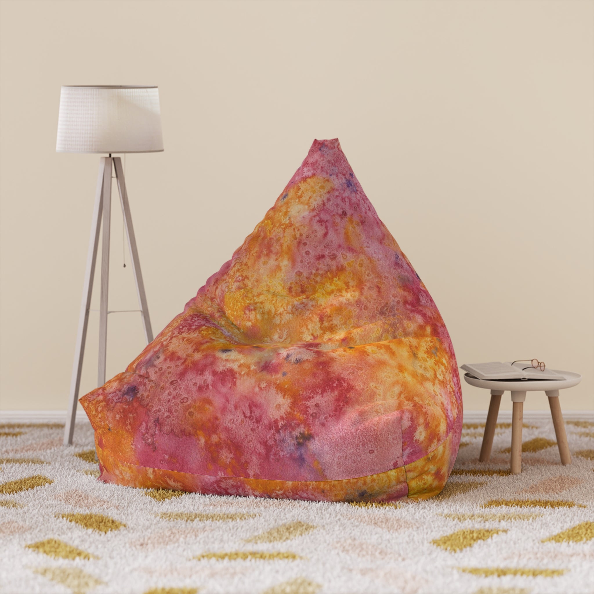 Bean Bag Chair Covers For Indoor & Outdoor - 2 Sizes - Exciting Abstract Design #54 Heaven Can Wait