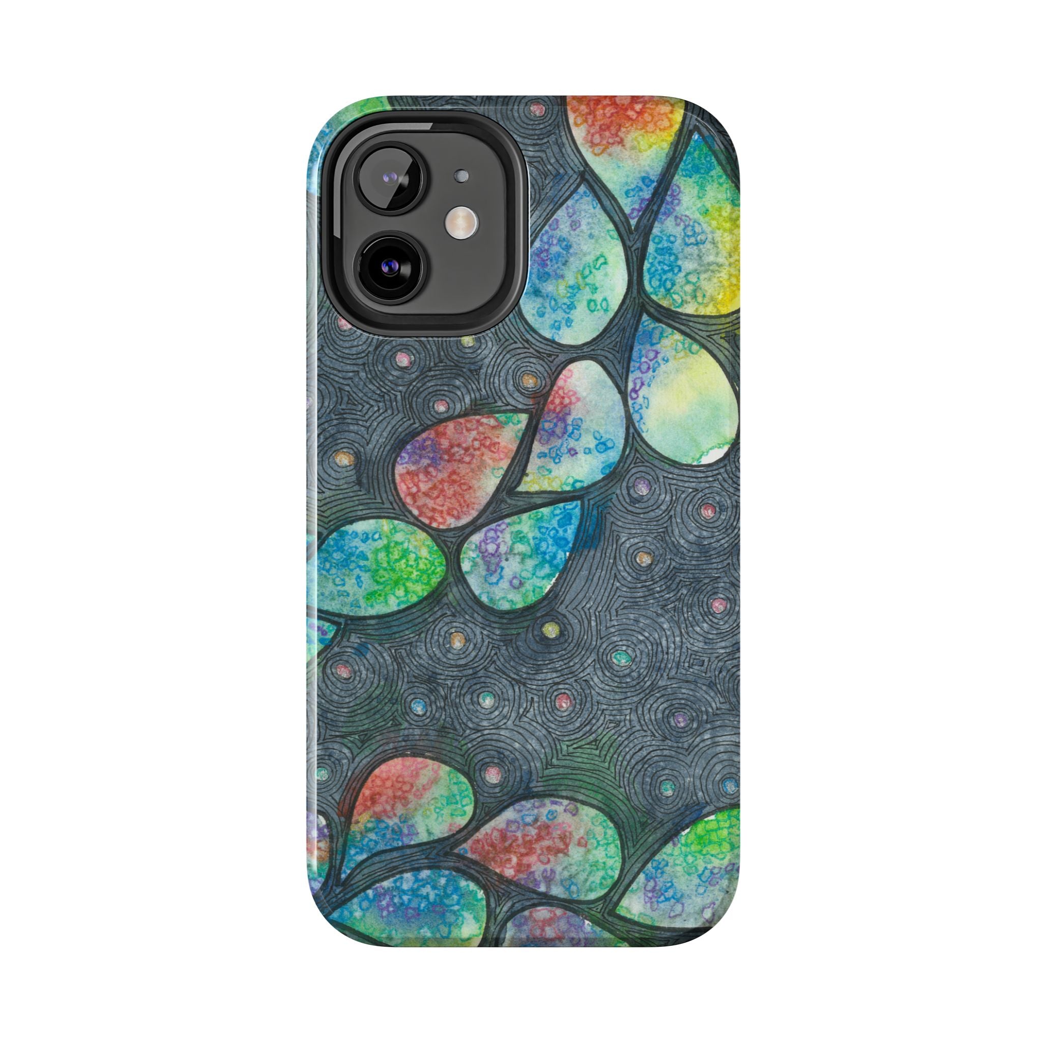 Tough Phone Case - All iPhones and Samsung Galaxys - Exciting Abstract Design #30 Give Us A Minute