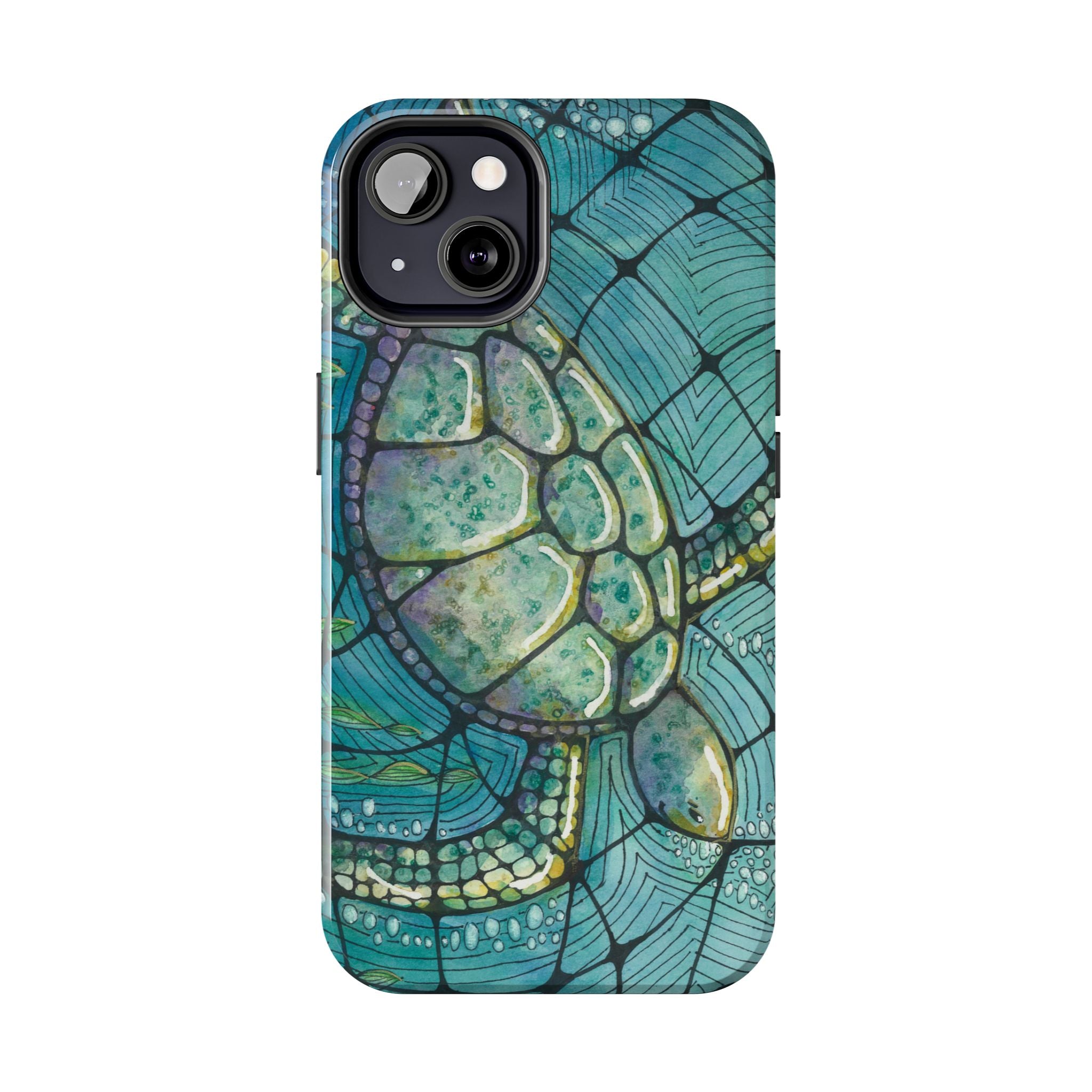 Tough Phone Case - All iPhones and Samsung Galaxys - Exciting Abstract Design #73 Turtling Along