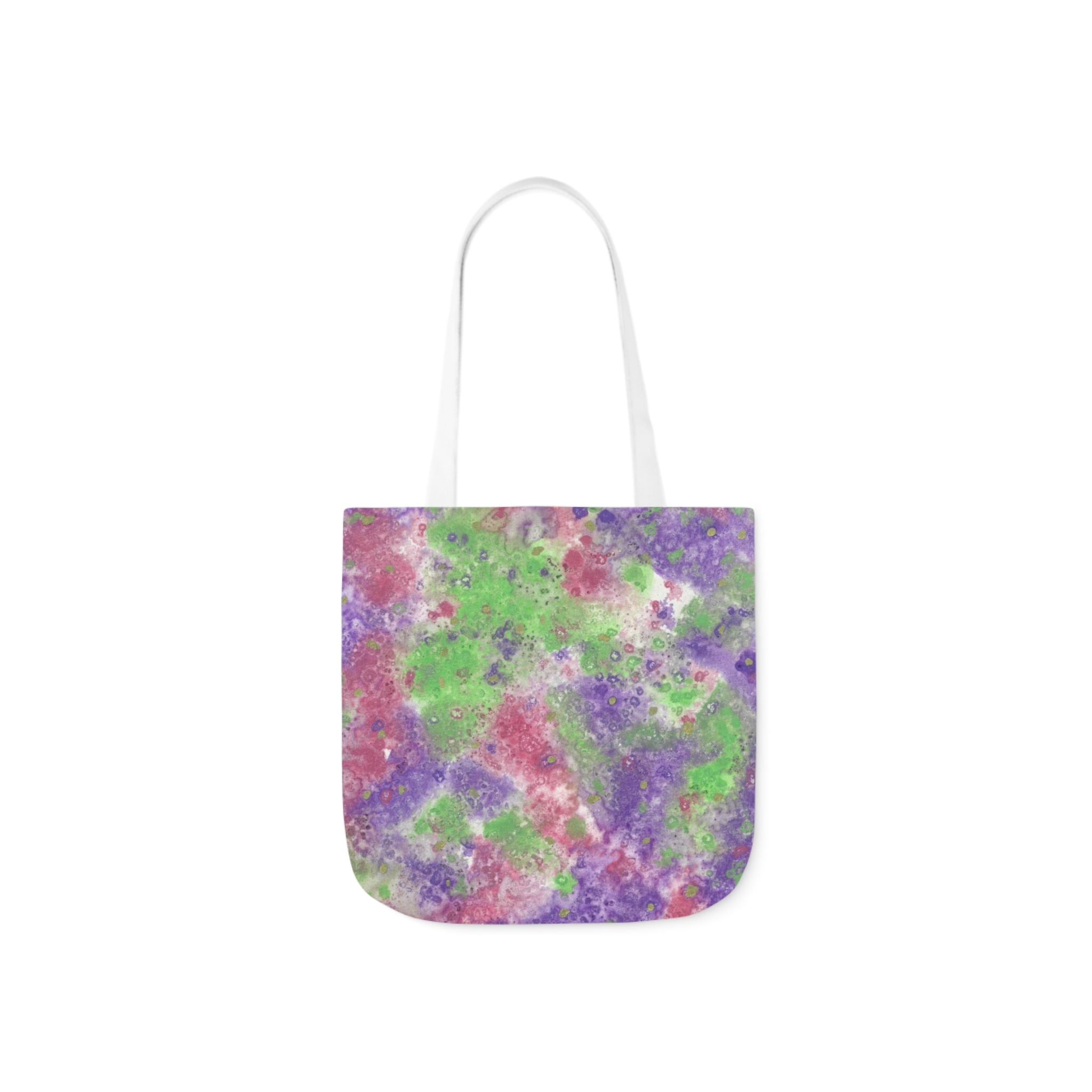 Canvas Tote Bags, Colourful Abstract Designs, 5-Color Straps, 3 Sizes.  For Family and friends or a Special Gift #100 Immortal Being