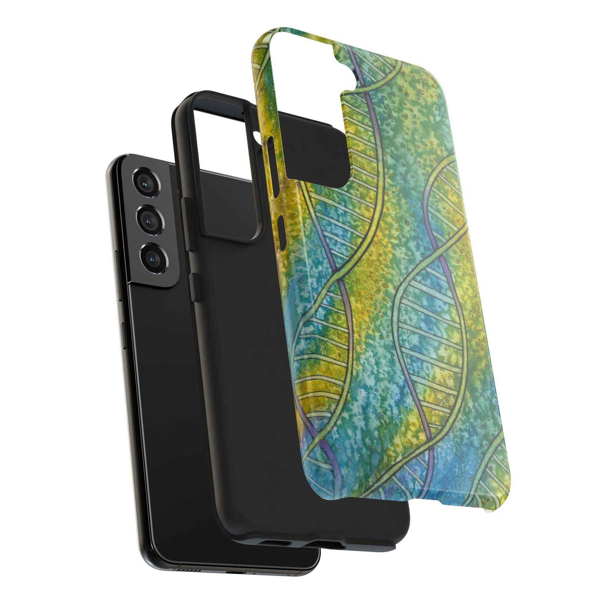 Tough Phone Case - All iPhones and Samsung Galaxys - Exciting Abstract Design #99 Crop of DNA