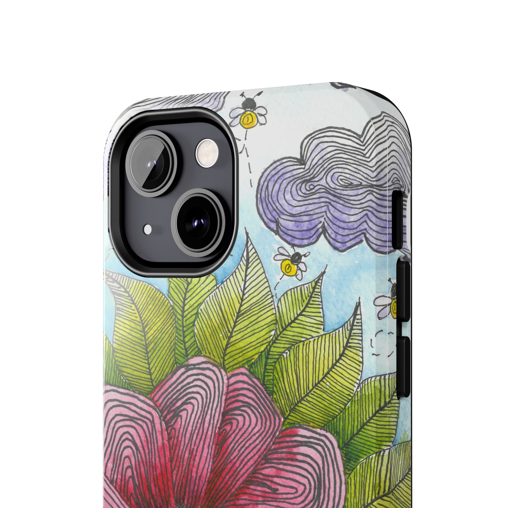 Tough Phone Case - All iPhones and Samsung Galaxys - Exciting Abstract Design  #4 Bloom'n