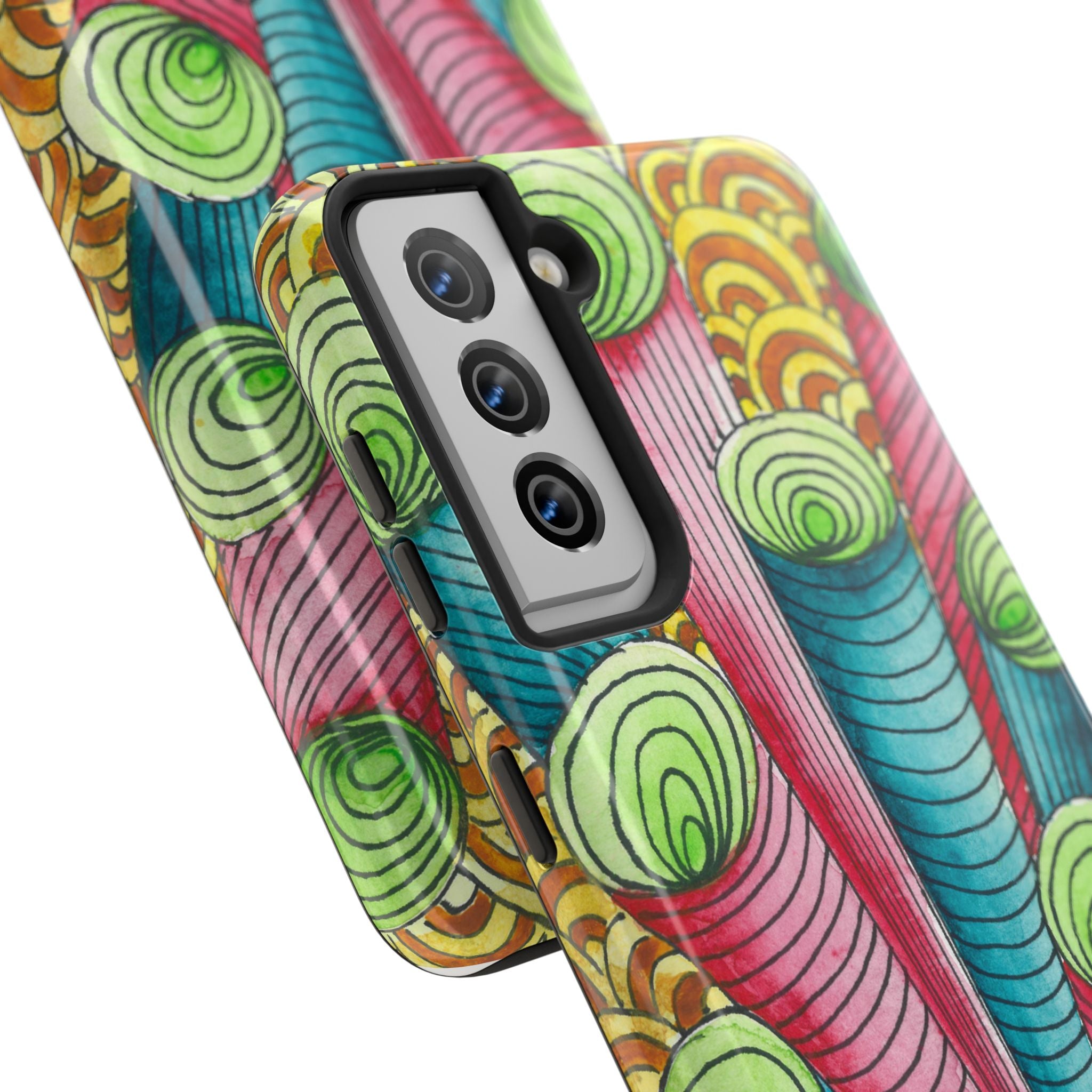 Tough Phone Case - All iPhones and Samsung Galaxys - Exciting Abstract Design #93 On A Mission