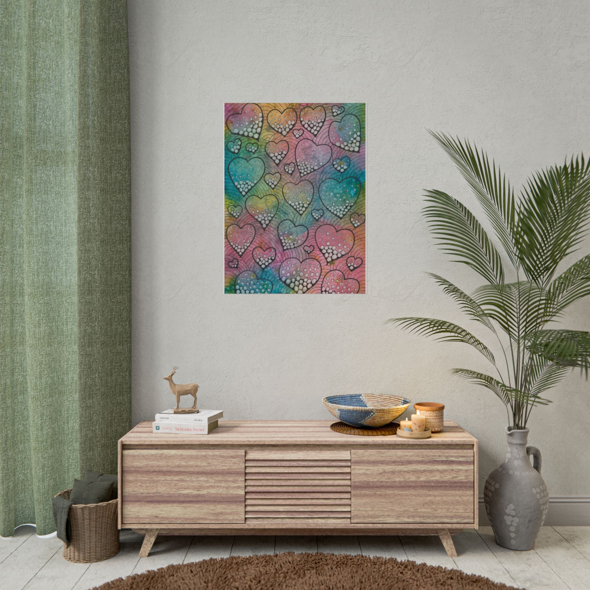 Large Colourful Wall Art, Posters & Prints, For Office, Bedroom or Living Room, or Special Gift #97 What's Love Got To Do With It?