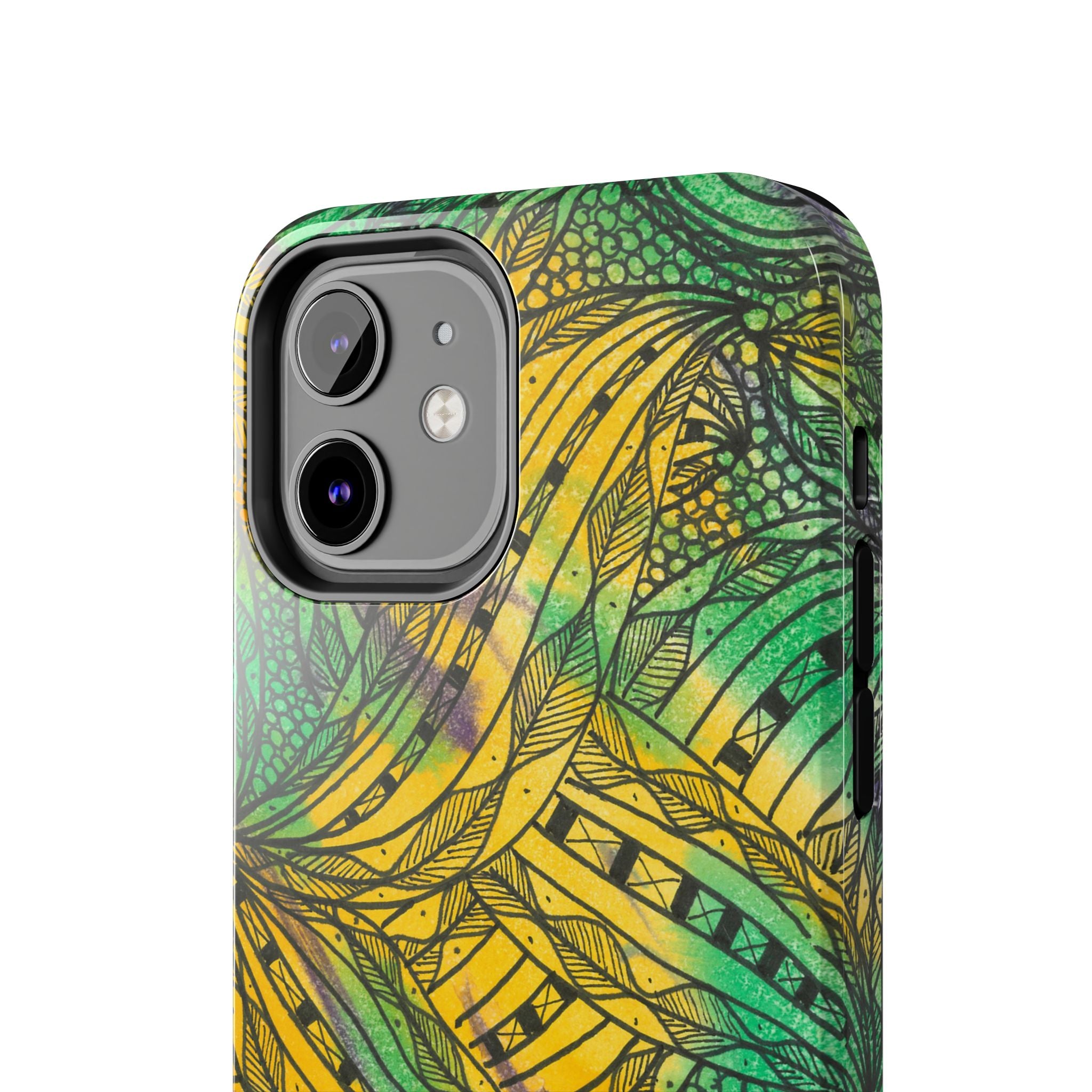 Tough Phone Case - All iPhones and Samsung Galaxys - Exciting Abstract Design #37 Shubbery!
