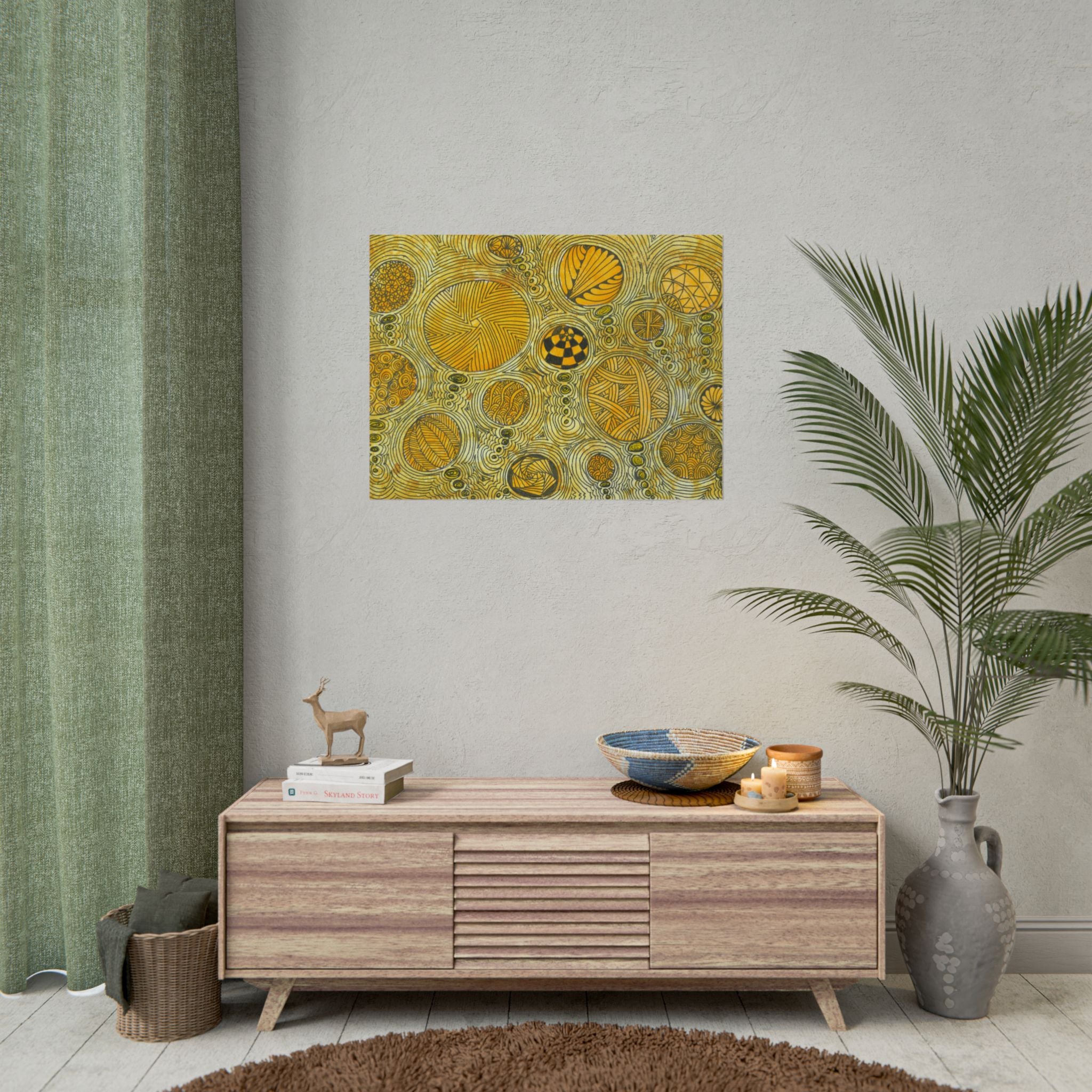 Large Colourful Wall Art, Posters & Prints, For Office, Bedroom or Living Room, or Special Gift #38 The Conversationalist