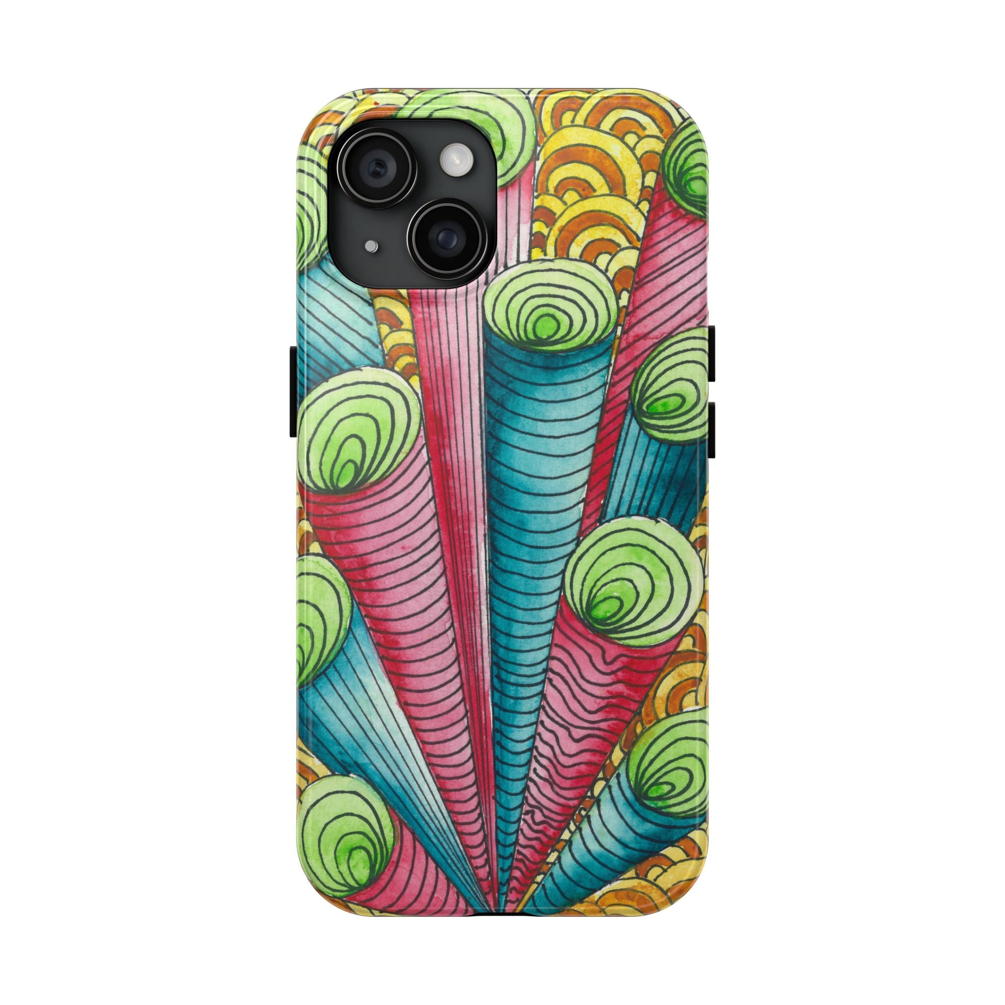 Tough Phone Case - All iPhones and Samsung Galaxys - Exciting Abstract Design #93 On A Mission