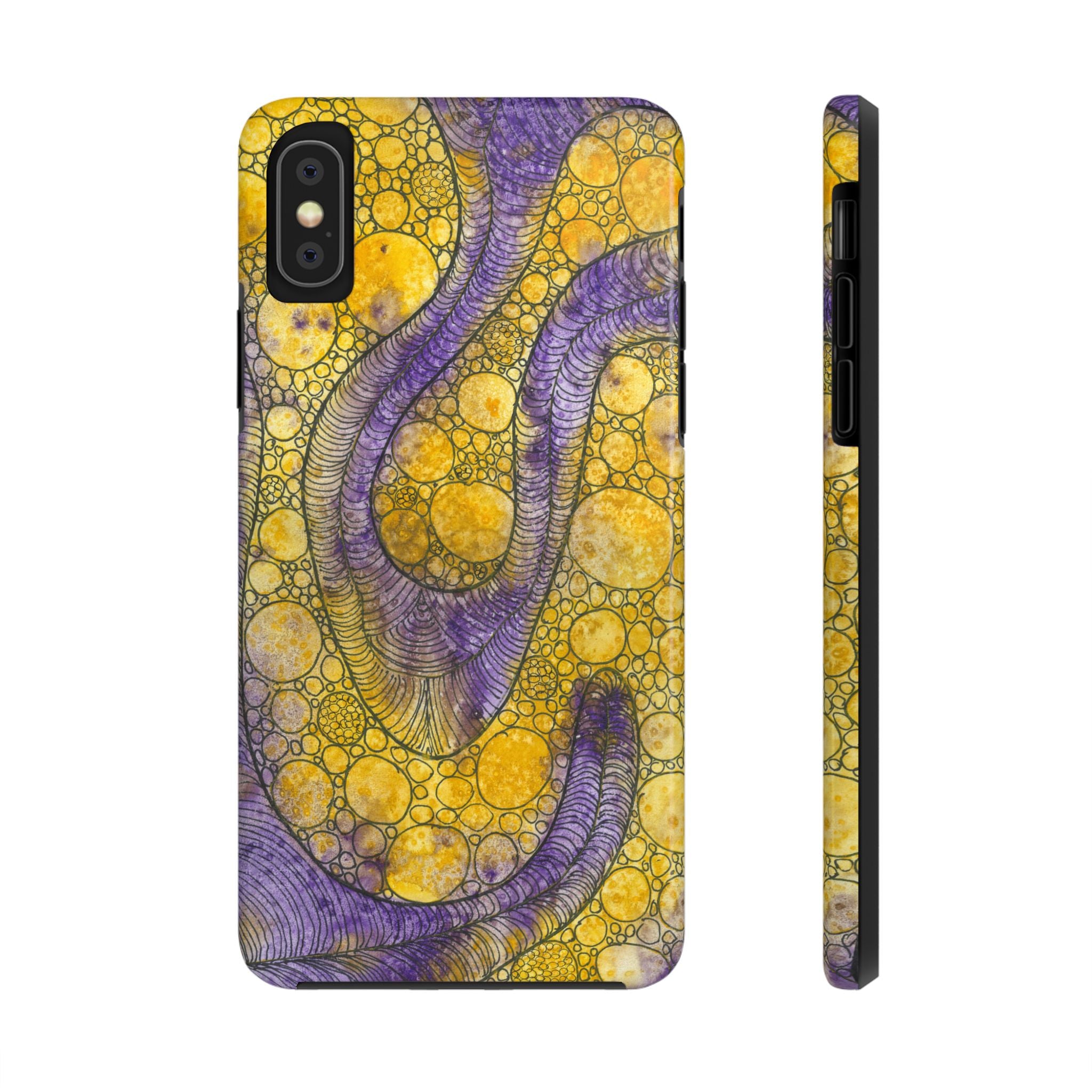 Tough Phone Case - All iPhones and Samsung Galaxys - Exciting Abstract Design #64 Is Now A Good Time?