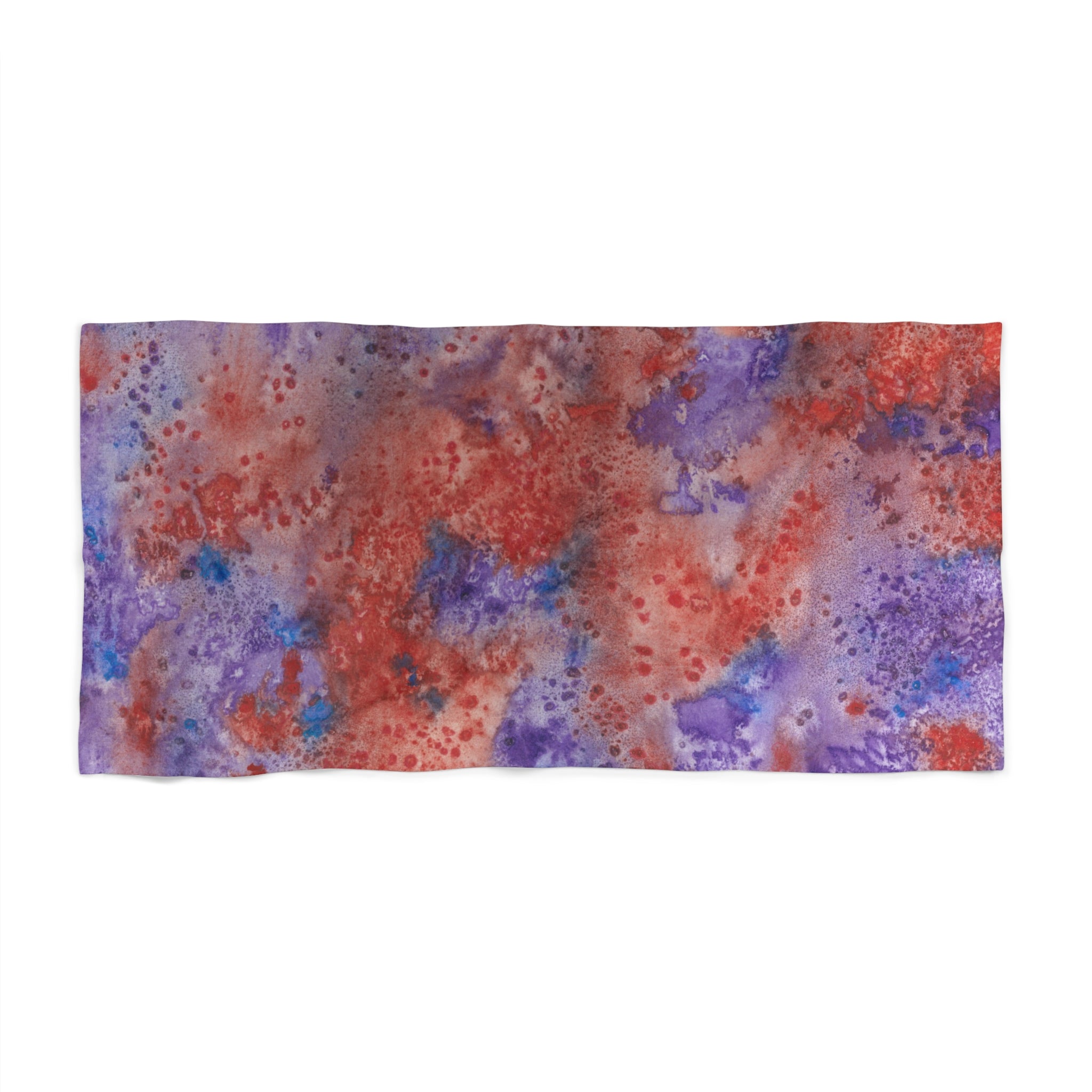 Colourful Abstract Beach Towels, Cotton Loop backing for Durability, 2 Sizes.  For Family and friends or a Special Gift #51 In The Beginning
