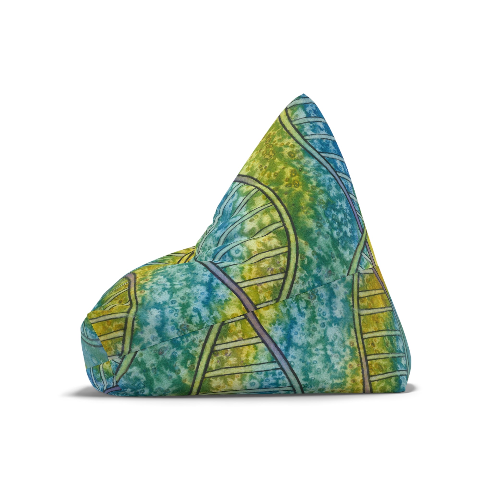 Bean Bag Chair Covers For Indoor & Outdoor - 2 Sizes - Exciting Abstract Design #99 Crop of DNA