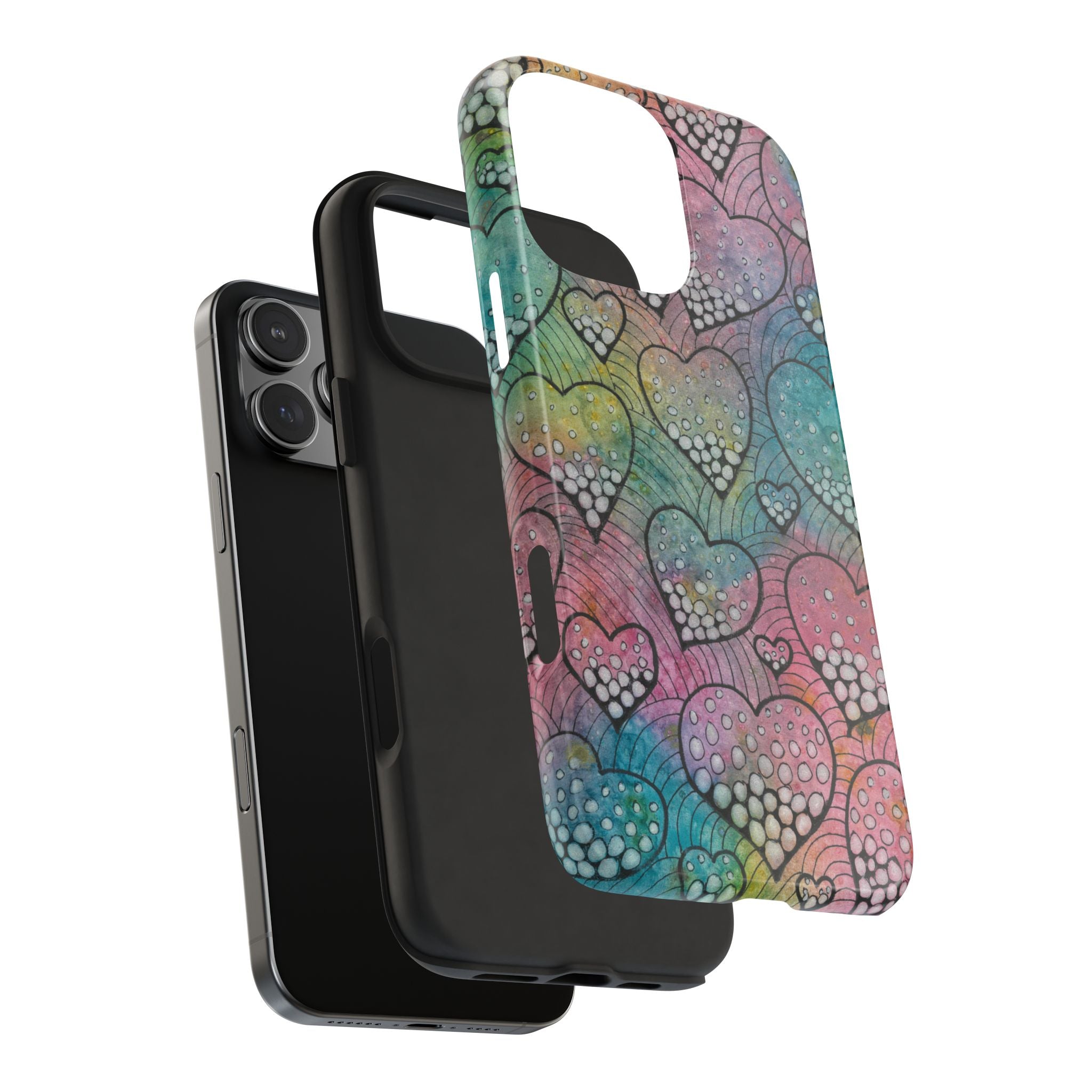 Tough Phone Case - All iPhones and Samsung Galaxys - Exciting Abstract Design #97 What's Love Got To Do With It