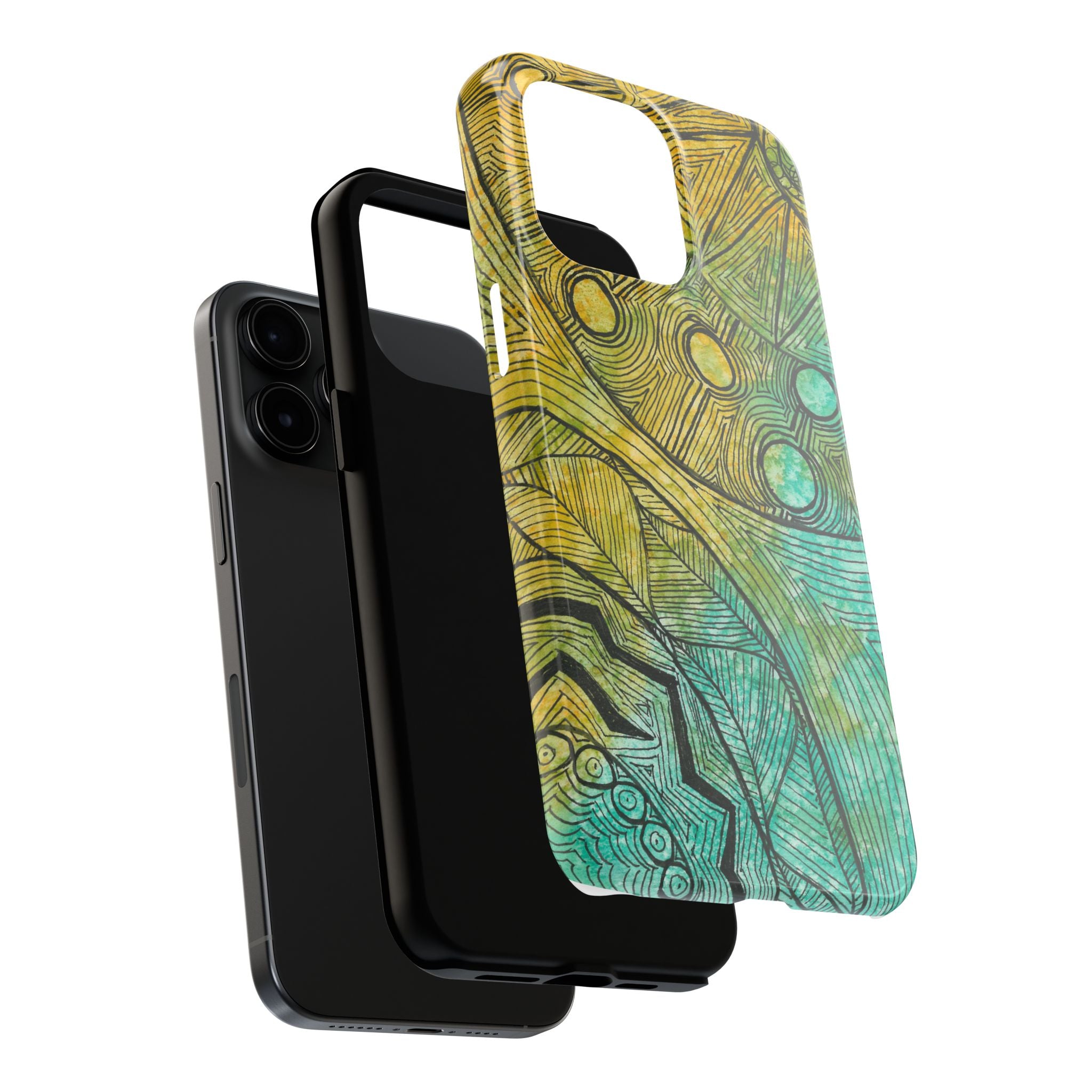 Tough Phone Case - All iPhones and Samsung Galaxys - Exciting Abstract Design #27 Come What May