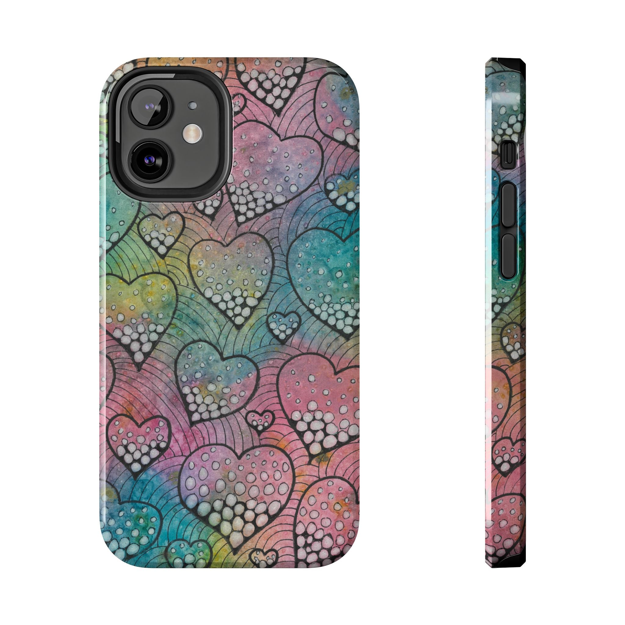 Tough Phone Case - All iPhones and Samsung Galaxys - Exciting Abstract Design #97 What's Love Got To Do With It