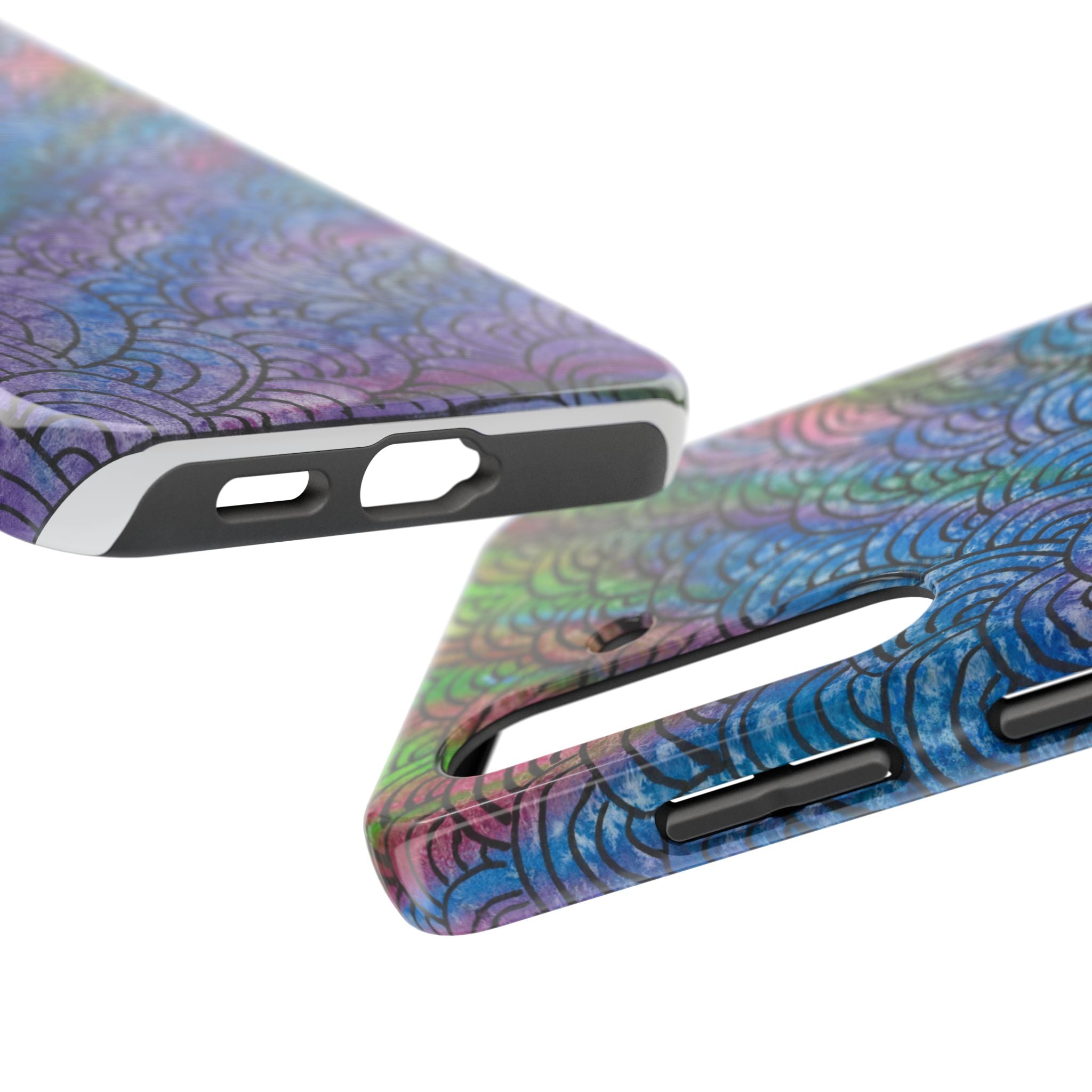 Tough Phone Case - All iPhones and Samsung Galaxys - Exciting Abstract Design #84 Ah! The Past