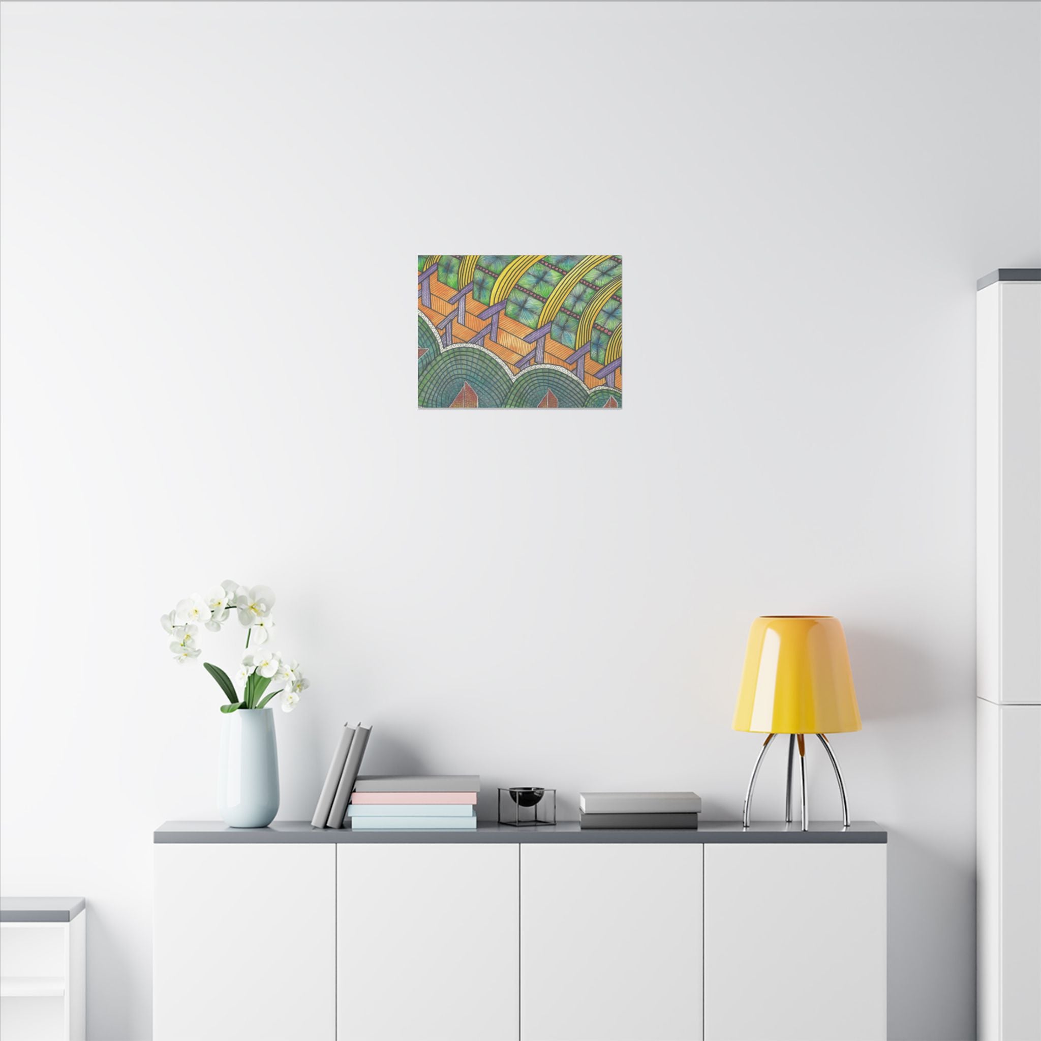 Large Colourful Wall Art, Canvas Prints, For Office, Bedroom or Living Room, or Special Gift #31 T'Eye Land