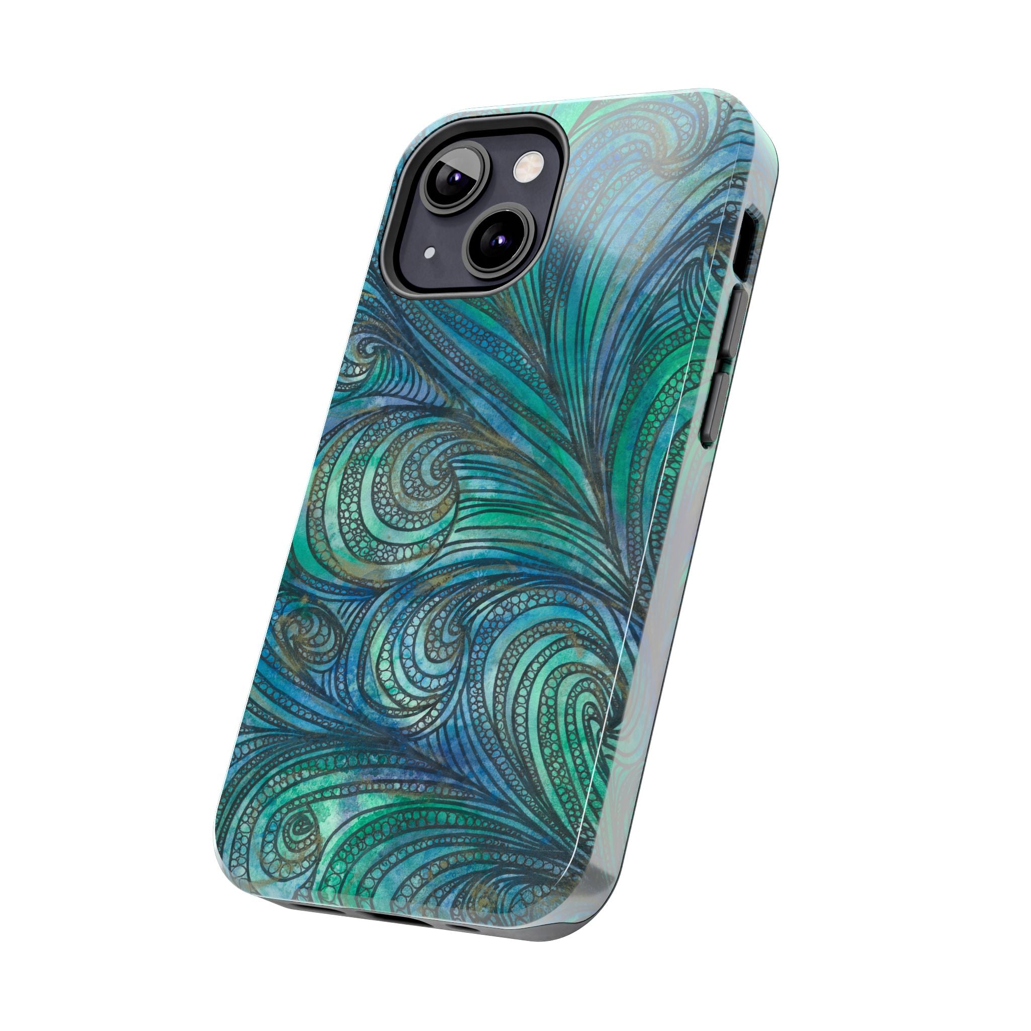 Tough Phone Case - All iPhones and Samsung Galaxys - Exciting Abstract Design #71 Call Of The Sea