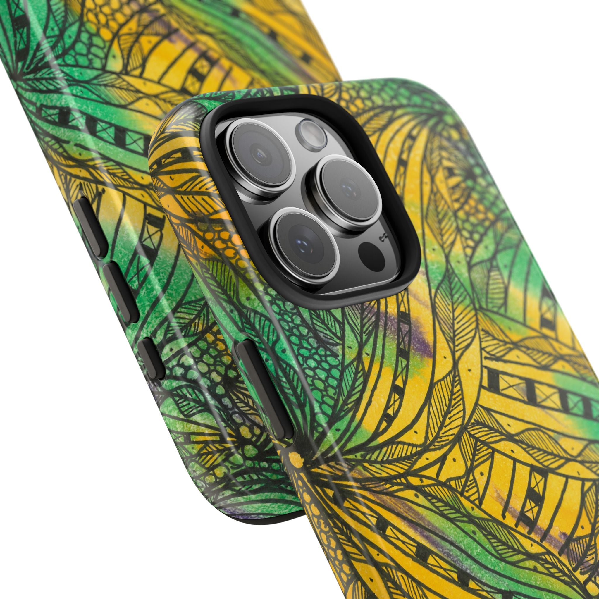 Tough Phone Case - All iPhones and Samsung Galaxys - Exciting Abstract Design #37 Shubbery!