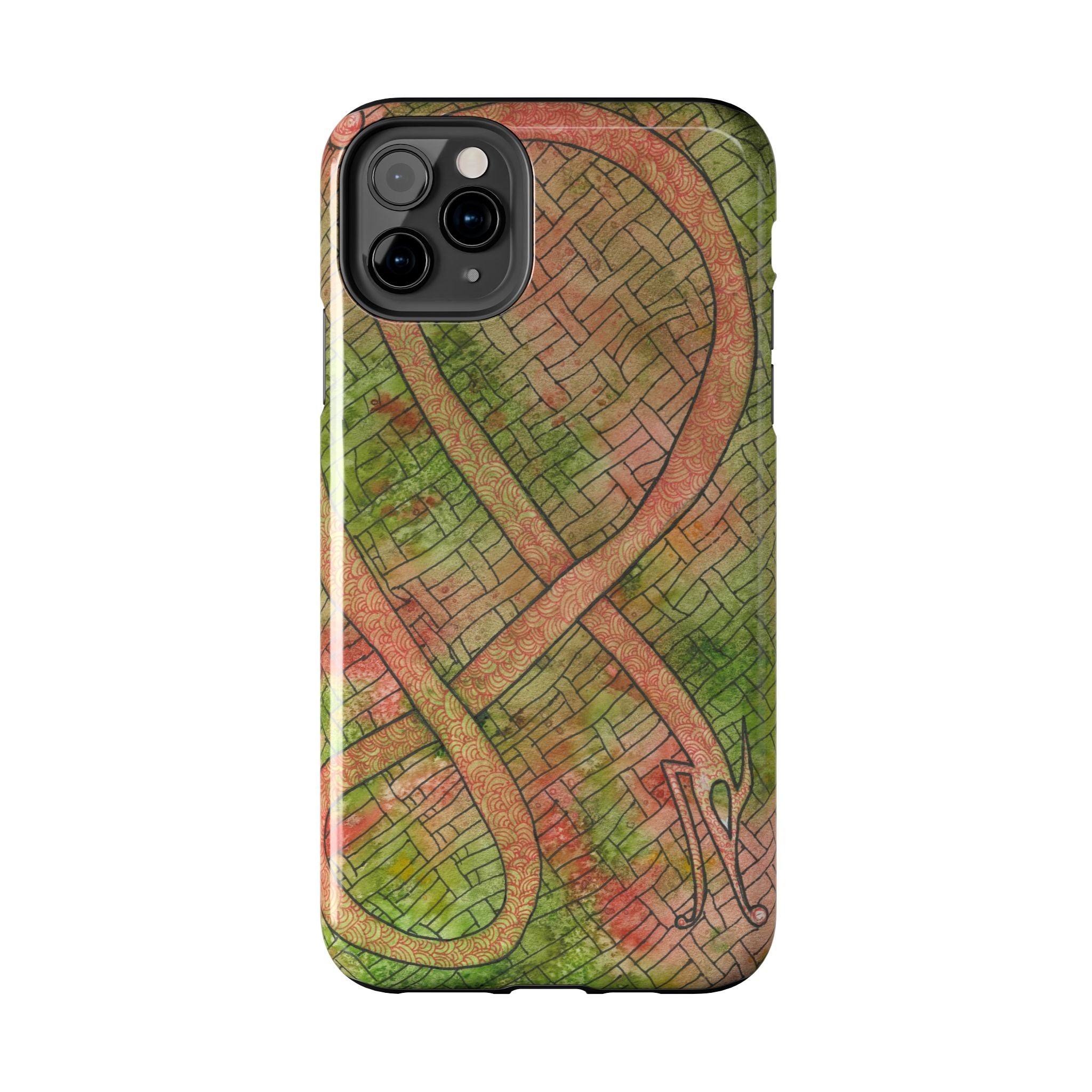 Tough Phone Case - All iPhones and Samsung Galaxys - Exciting Abstract Design #57 Celtic Flavours