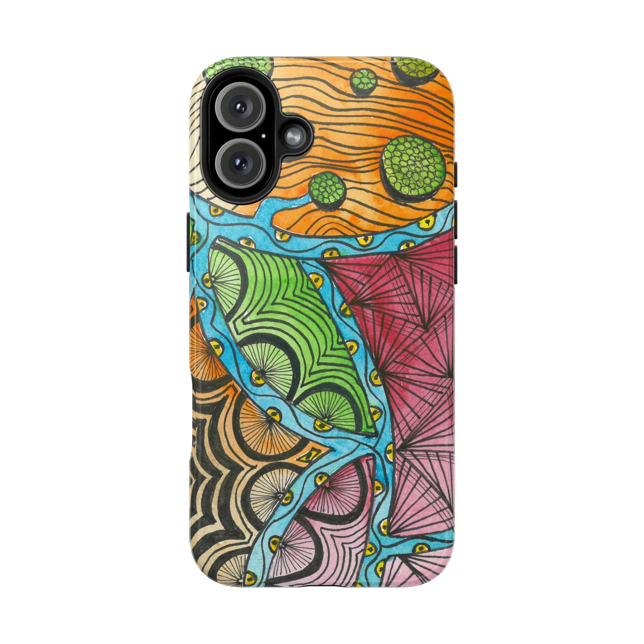 Tough Phone Case - All iPhones and Samsung Galaxys - Exciting Abstract Design #11 Today's The Day