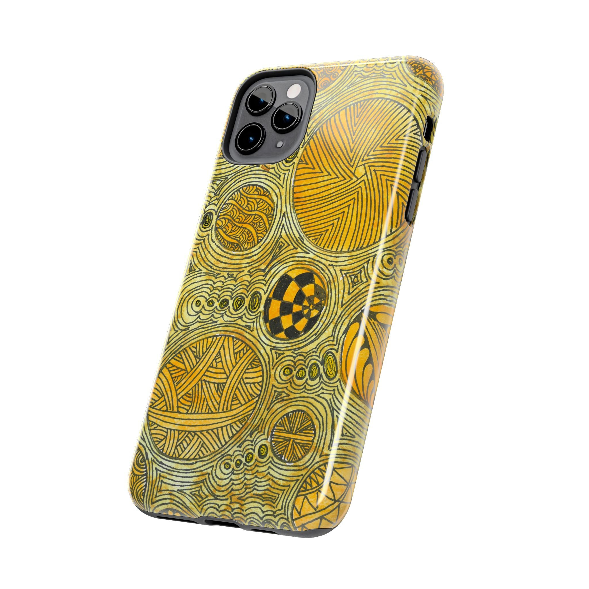 Tough Phone Case - All iPhones and Samsung Galaxys - Exciting Abstract Design #38 The Conversationalist