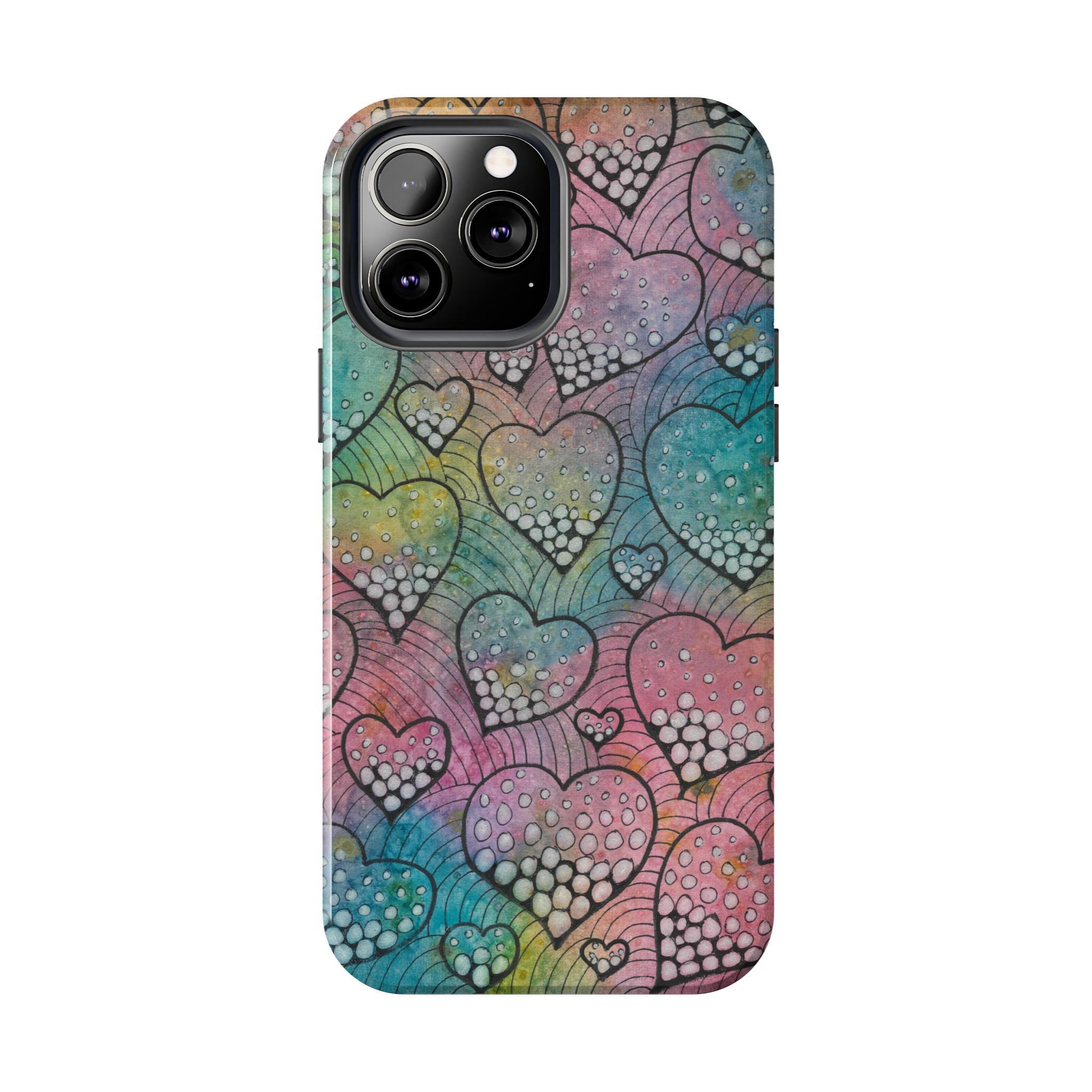 Tough Phone Case - All iPhones and Samsung Galaxys - Exciting Abstract Design #97 What's Love Got To Do With It